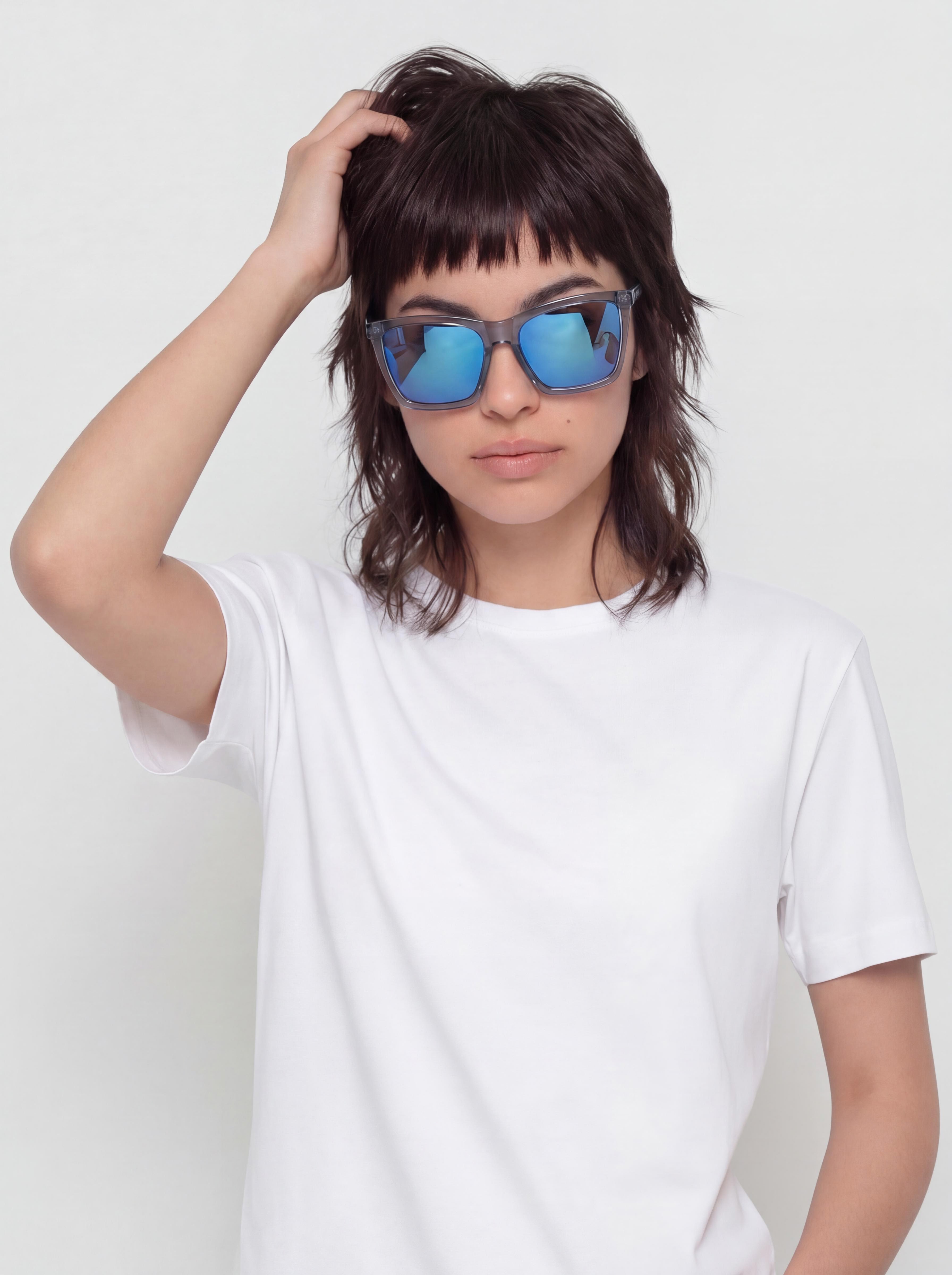 Okulary przeciwsłoneczne Dragon Mak (pale blue crystal/sky blue ion)