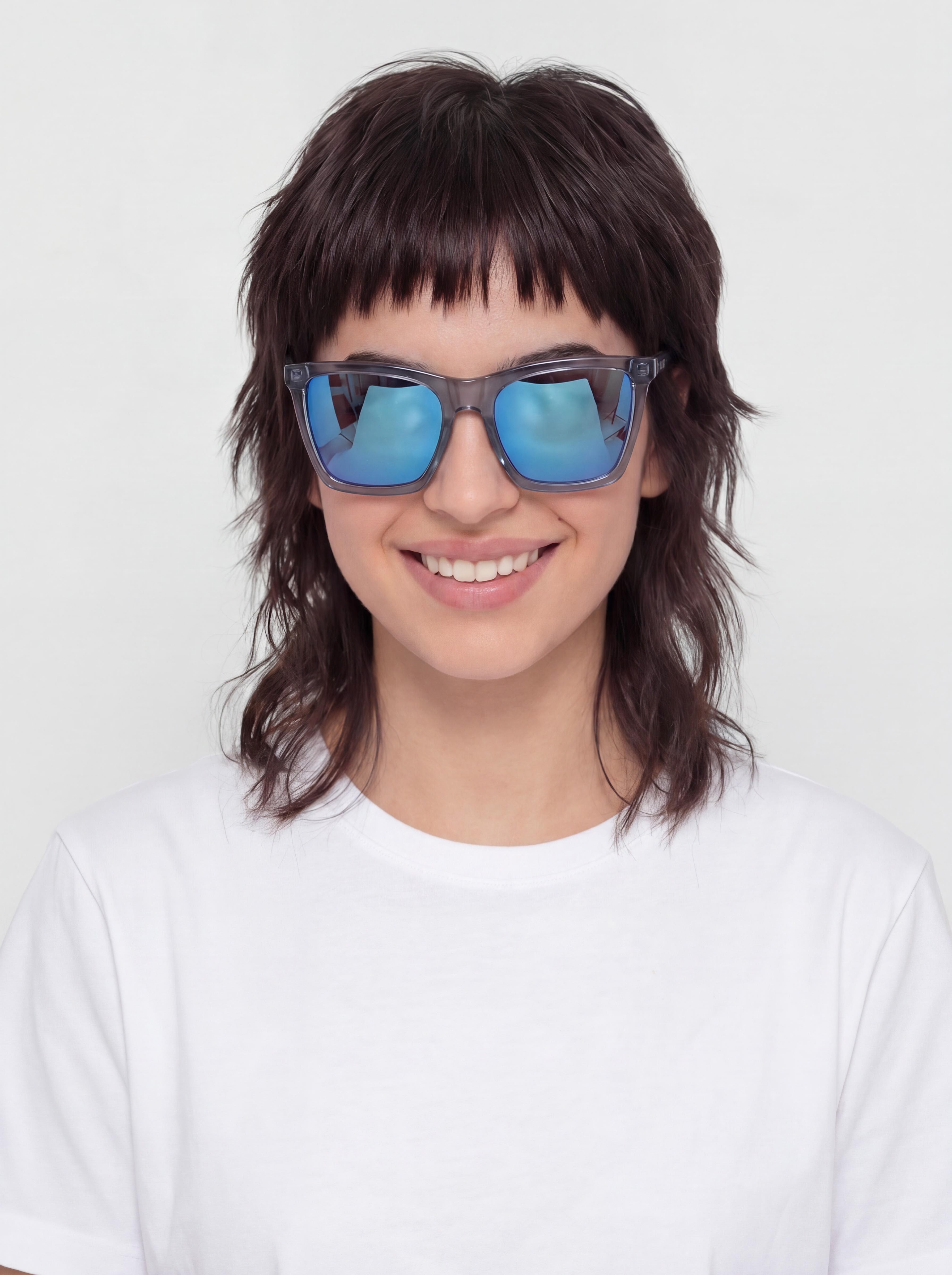 Okulary przeciwsłoneczne Dragon Mak (pale blue crystal/sky blue ion)