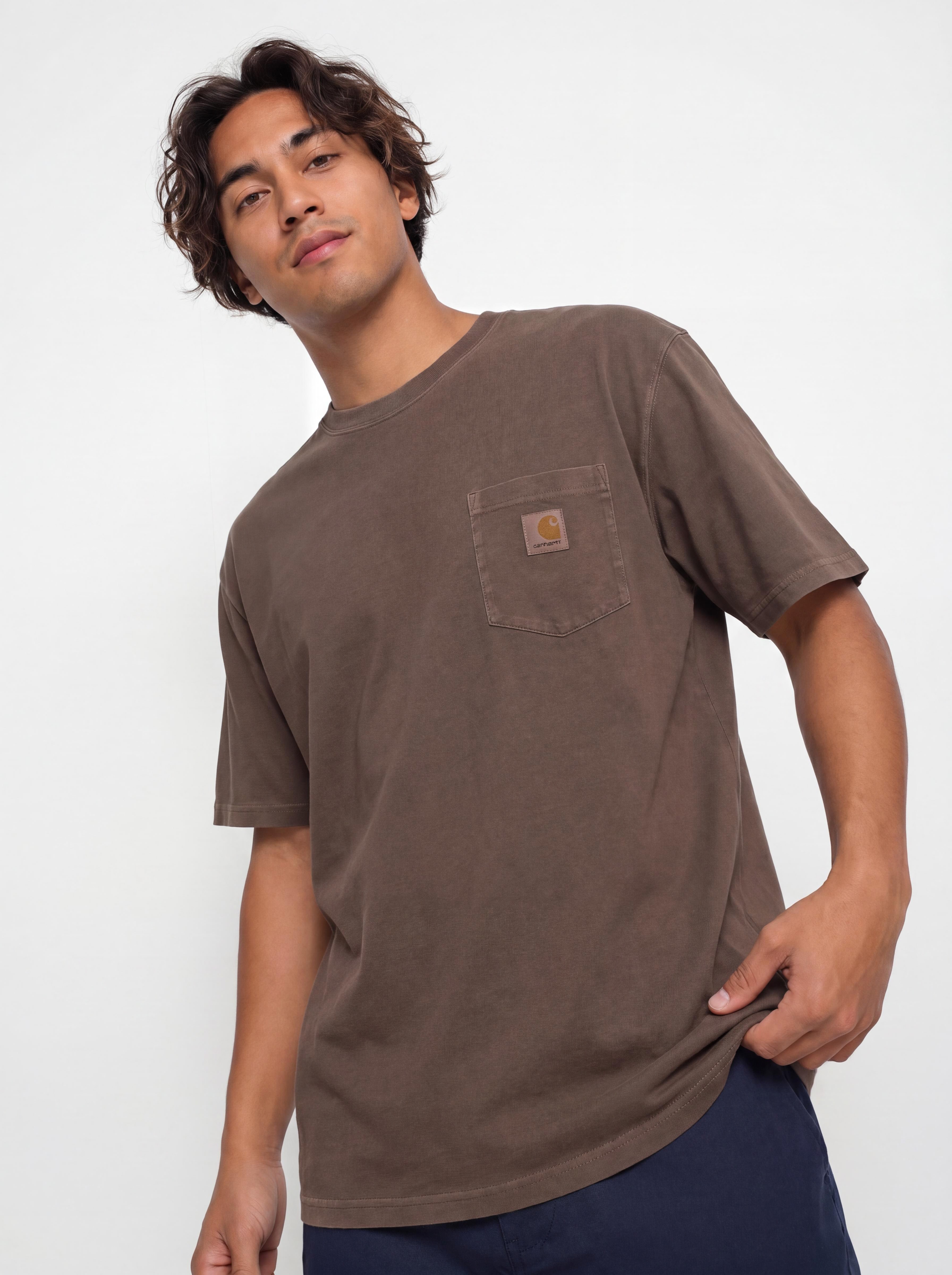 T-shirt Carhartt WIP Loose Pocket (tobacco)