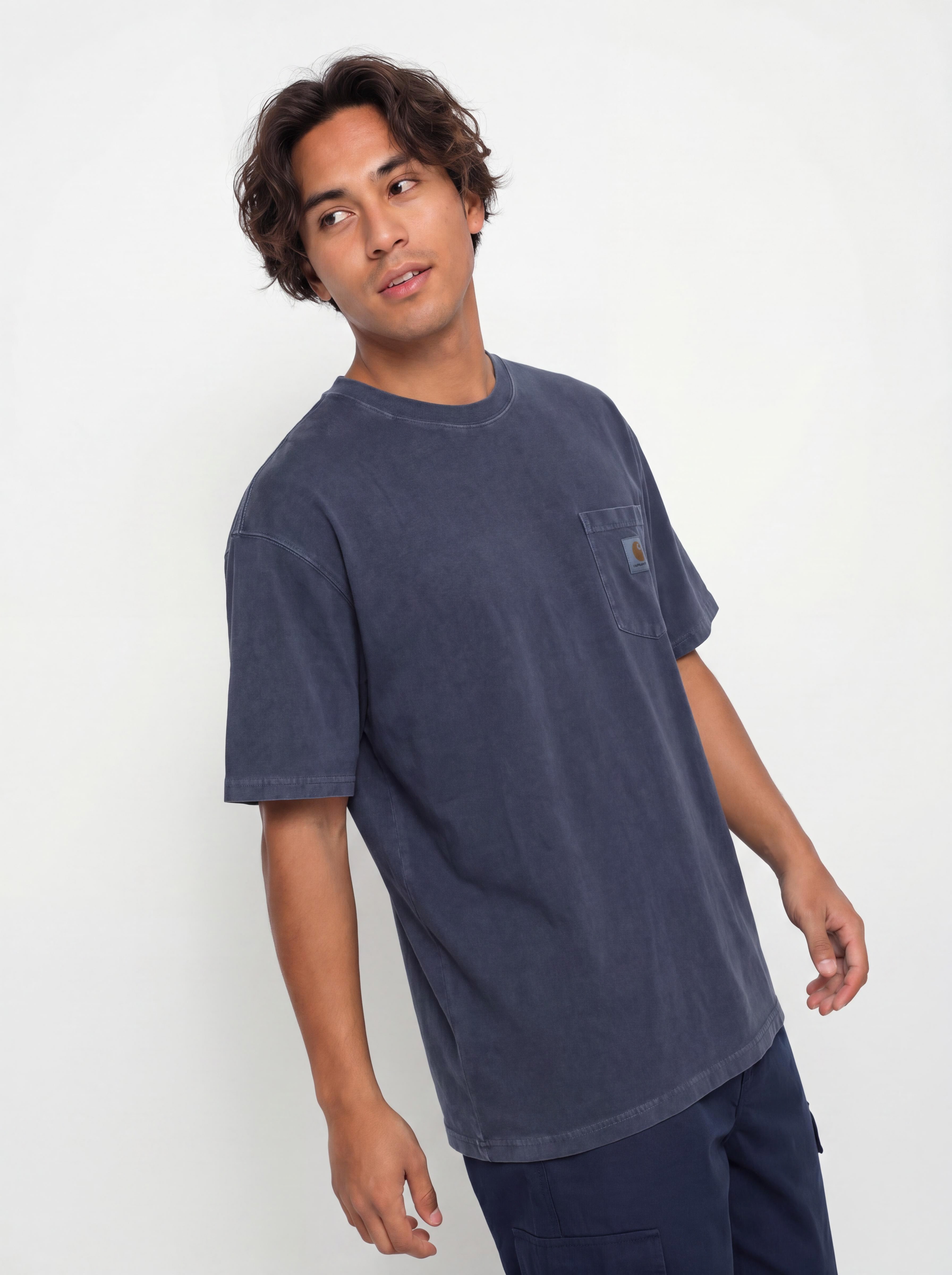 T-shirt Carhartt WIP Loose Pocket (dark navy)