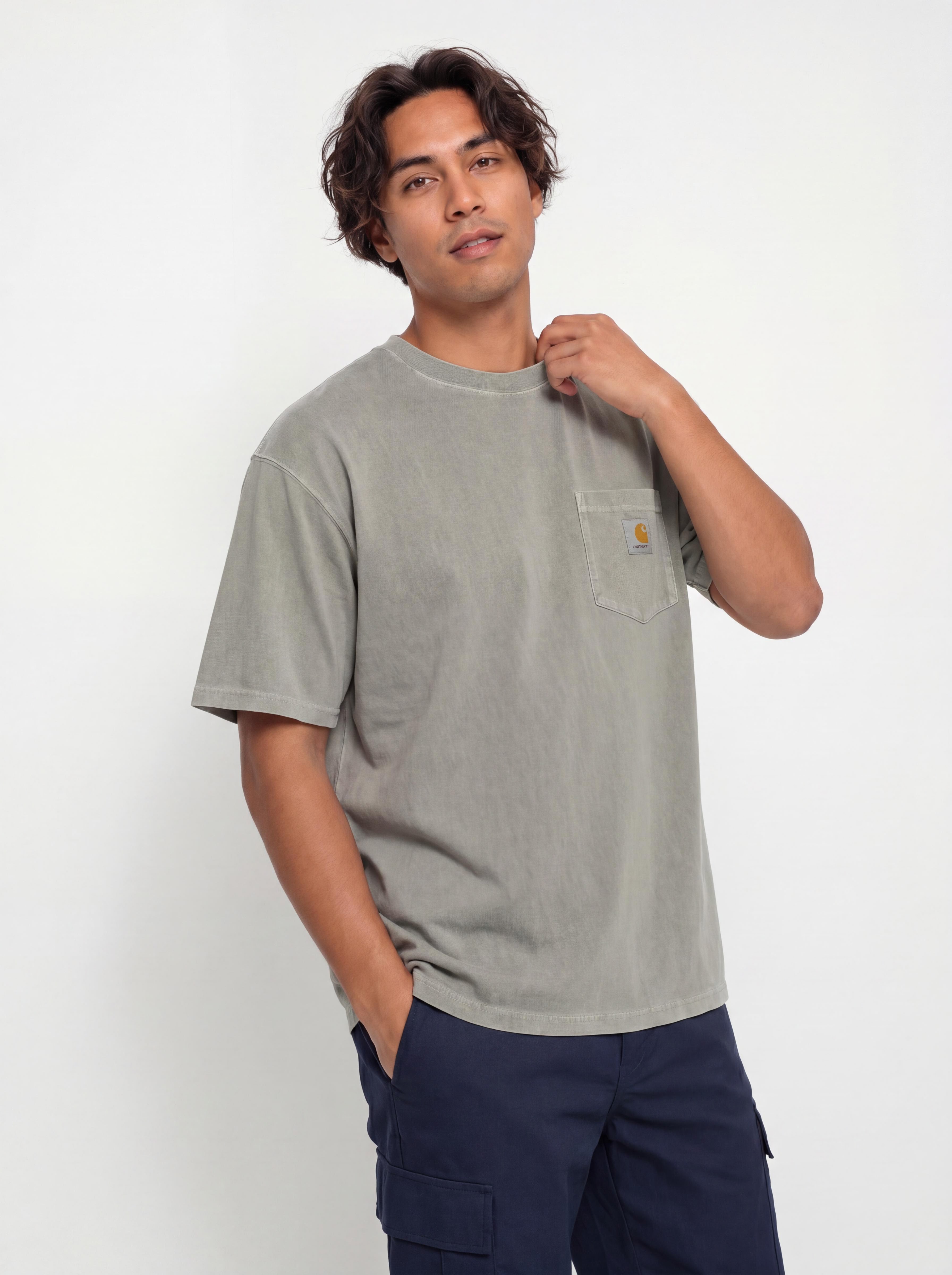T-shirt Carhartt WIP Loose Pocket (shady green)