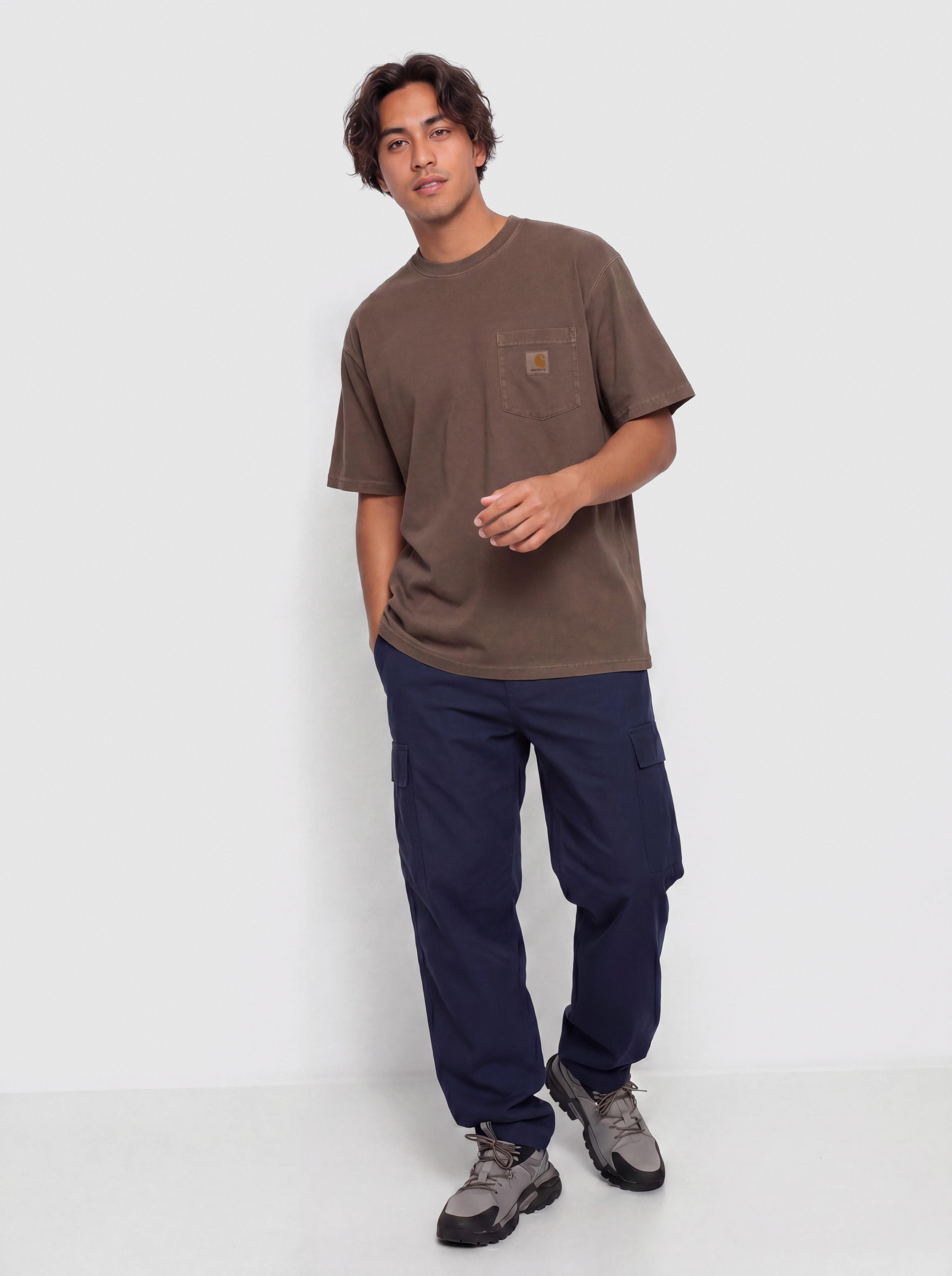 T-shirt Carhartt WIP Loose Pocket (tobacco)