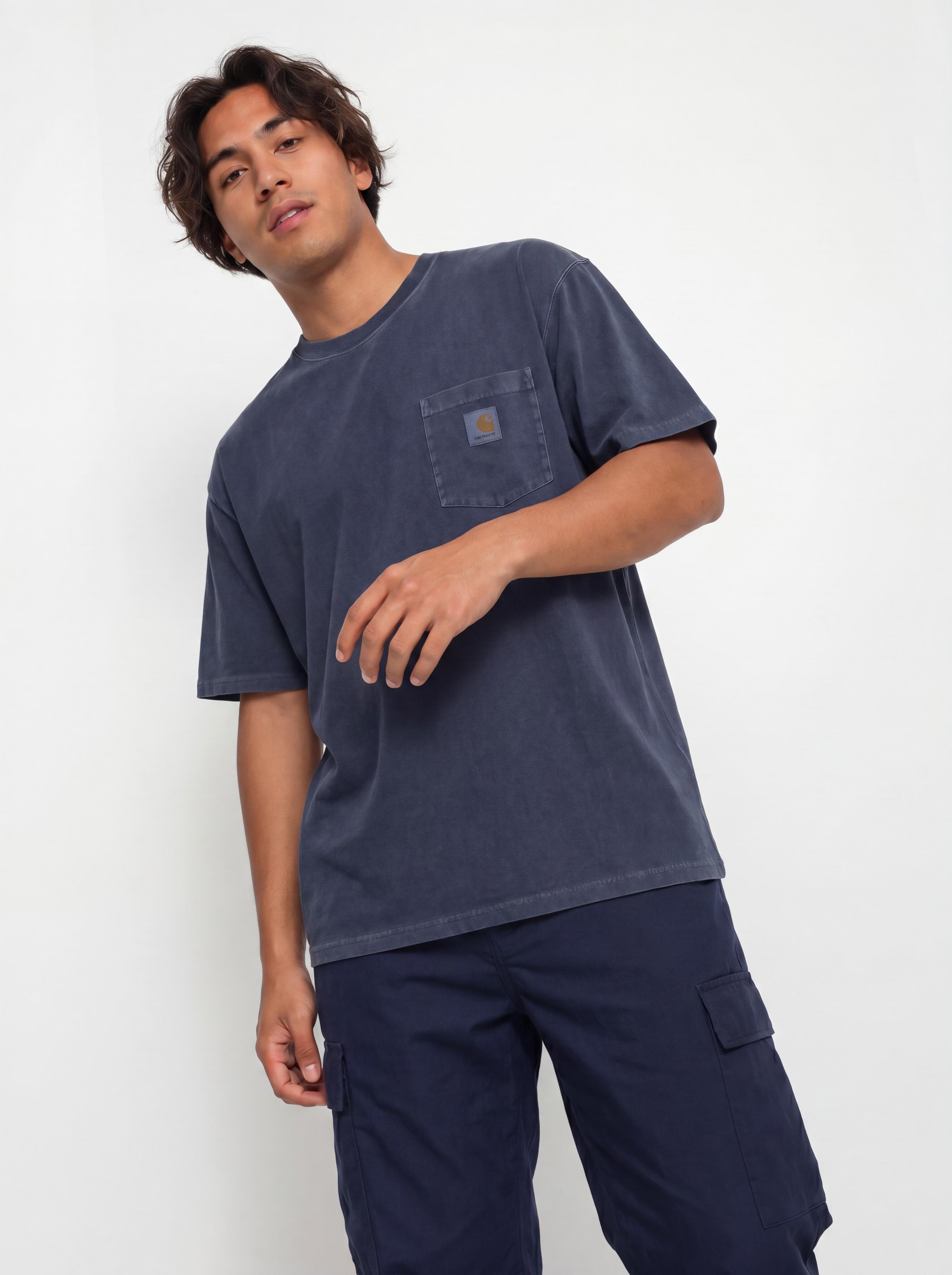 T-shirt Carhartt WIP Loose Pocket (dark navy)