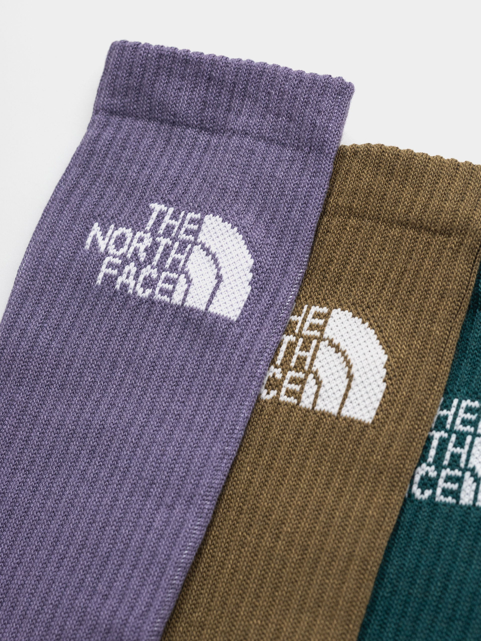 Skarpetki The North Face Multi Sport Cush Crew 3P (grounded plum/caraway s)