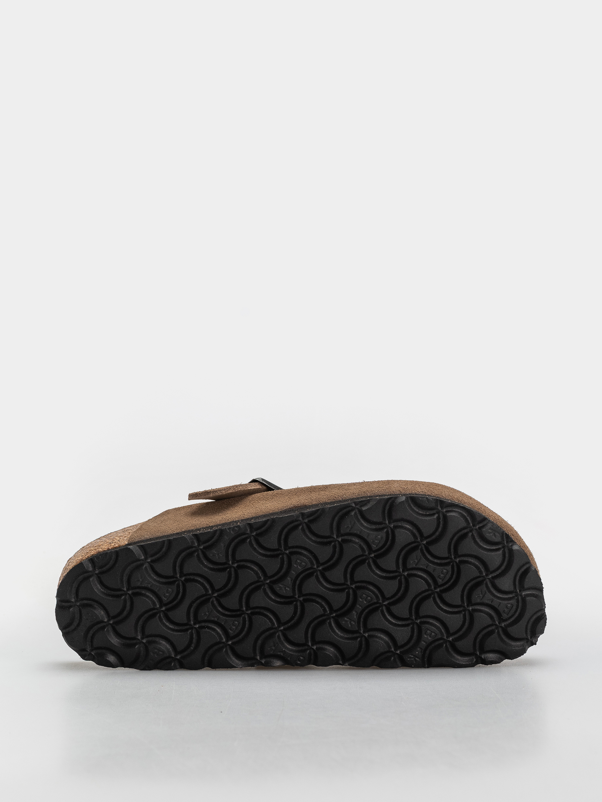 Klapki Birkenstock Boston Suede Leather Narrow (dark tea)