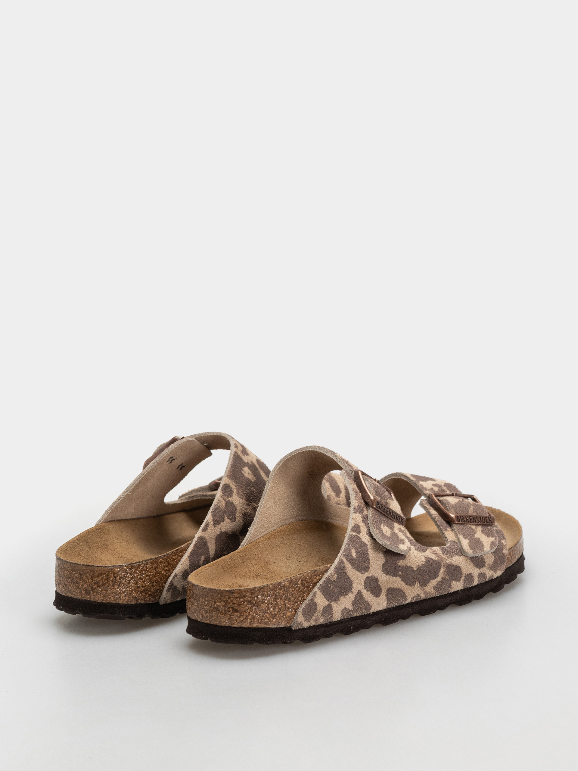 Klapki Birkenstock Arizona Suede Leather Narrow (leo sandcastle)