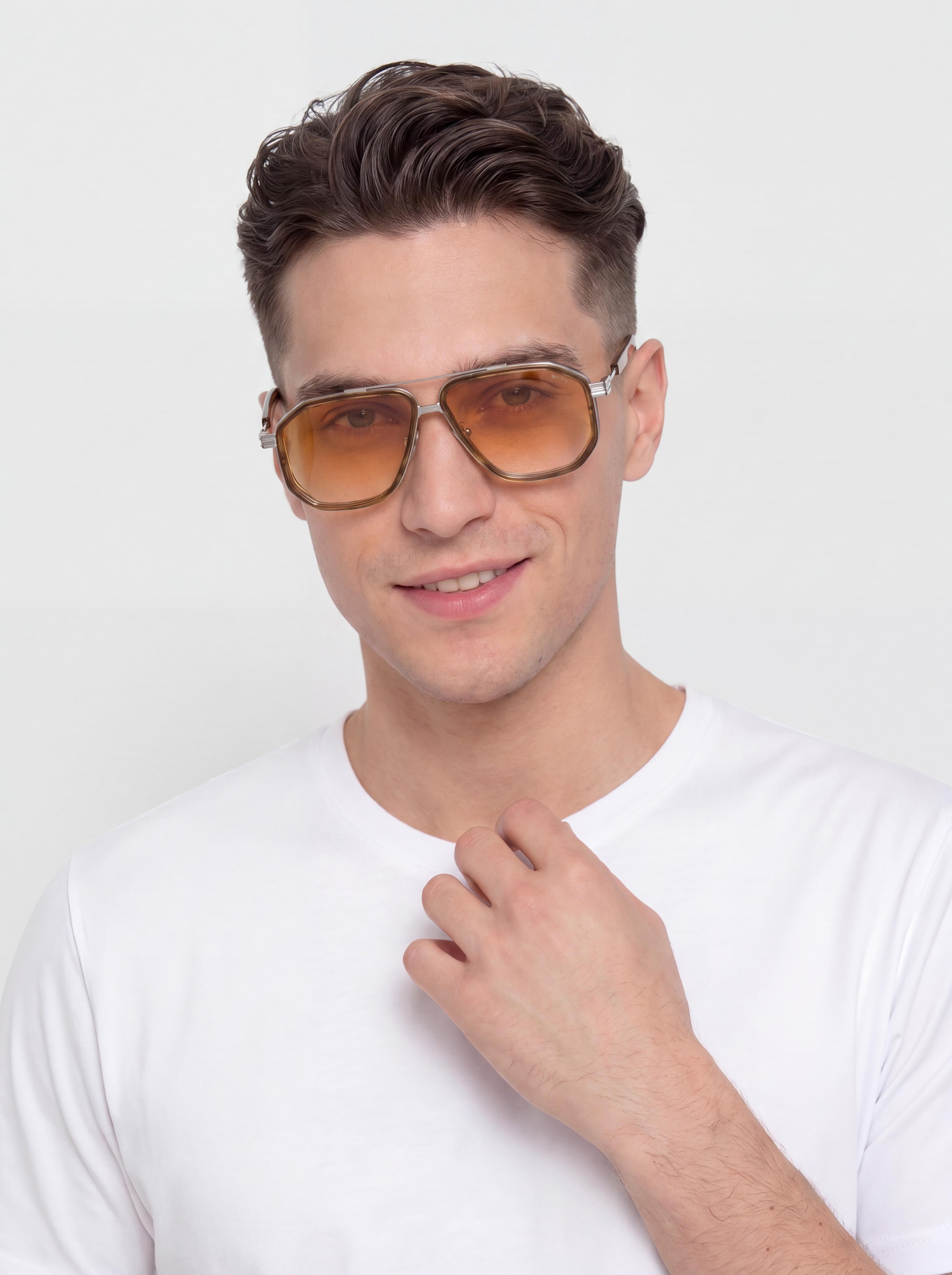 Okulary przeciwsłoneczne Komono Ronny (silver golden nectar)