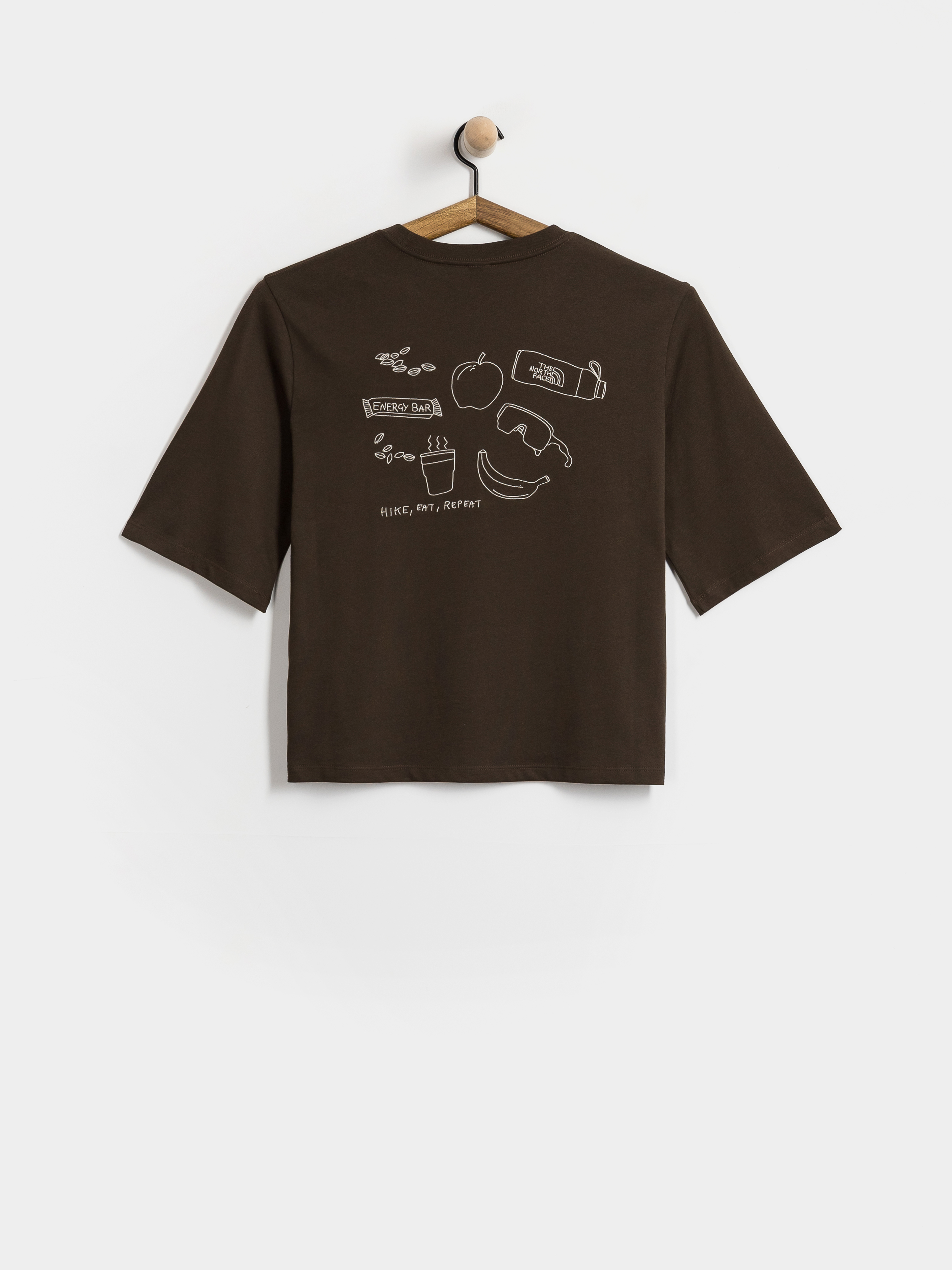 T-shirt The North Face Hike Picnic Boxy Wmn (dark chestnut)