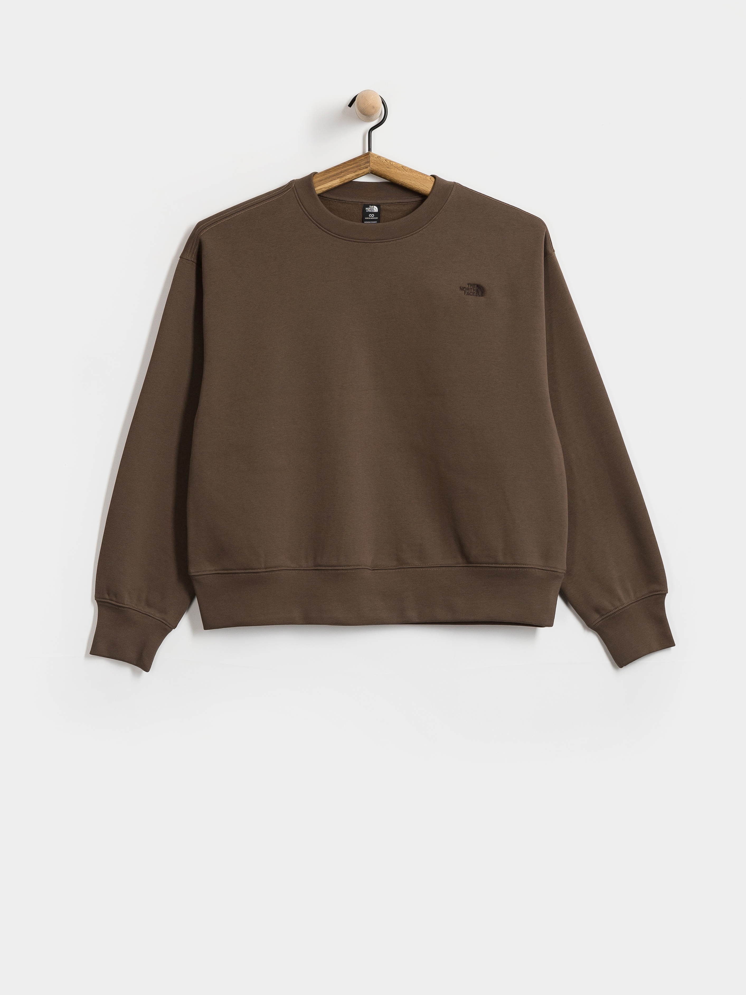 Bluza The North Face Essential Simple Dome Boxy Wmn (smokey brown)