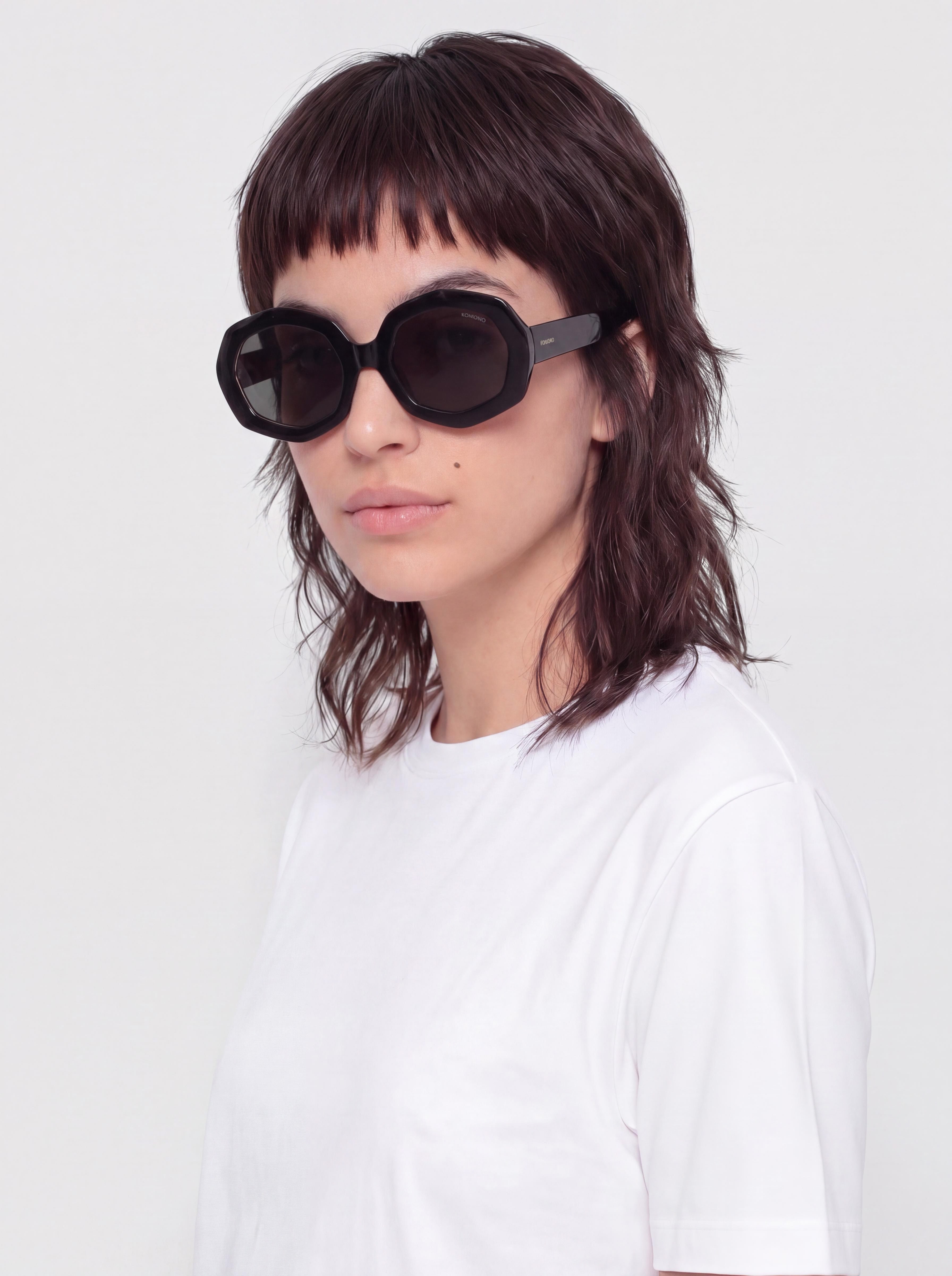 Okulary przeciwsłoneczne Komono Amy (black tortoise)