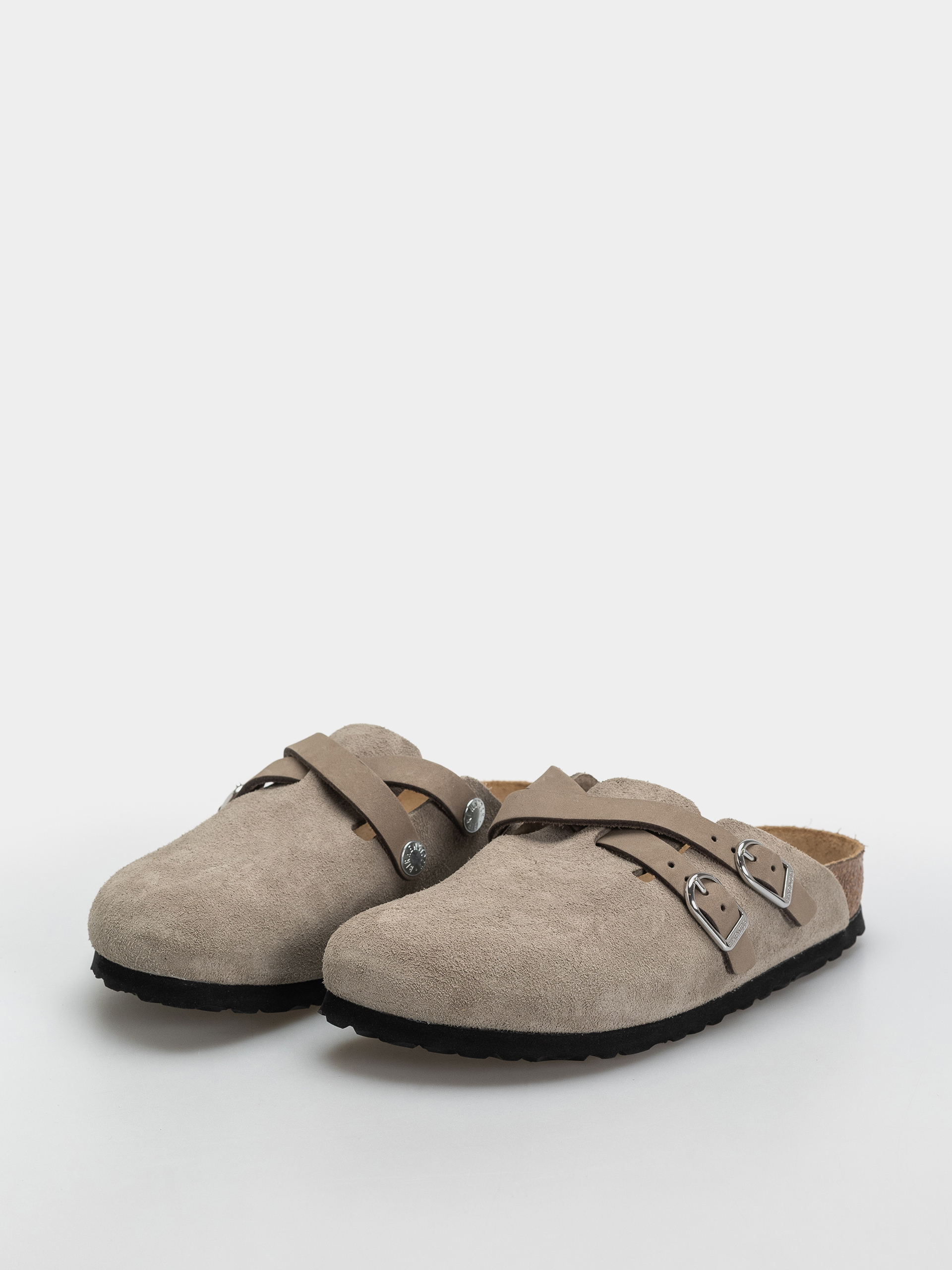Klapki Birkenstock Blair Suede Leather Narrow Wmn (taupe)