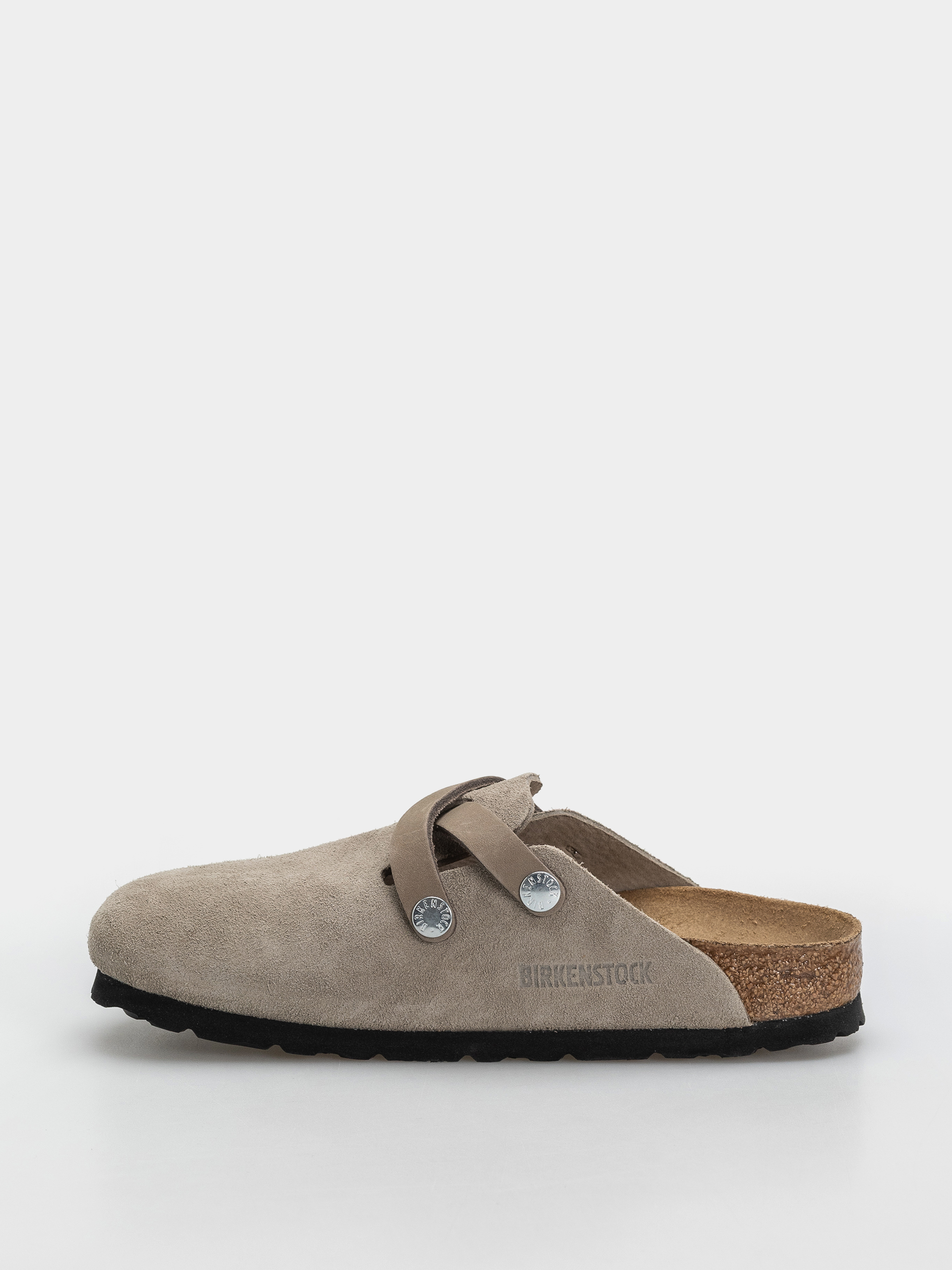 Klapki Birkenstock Blair Suede Leather Narrow Wmn (taupe)