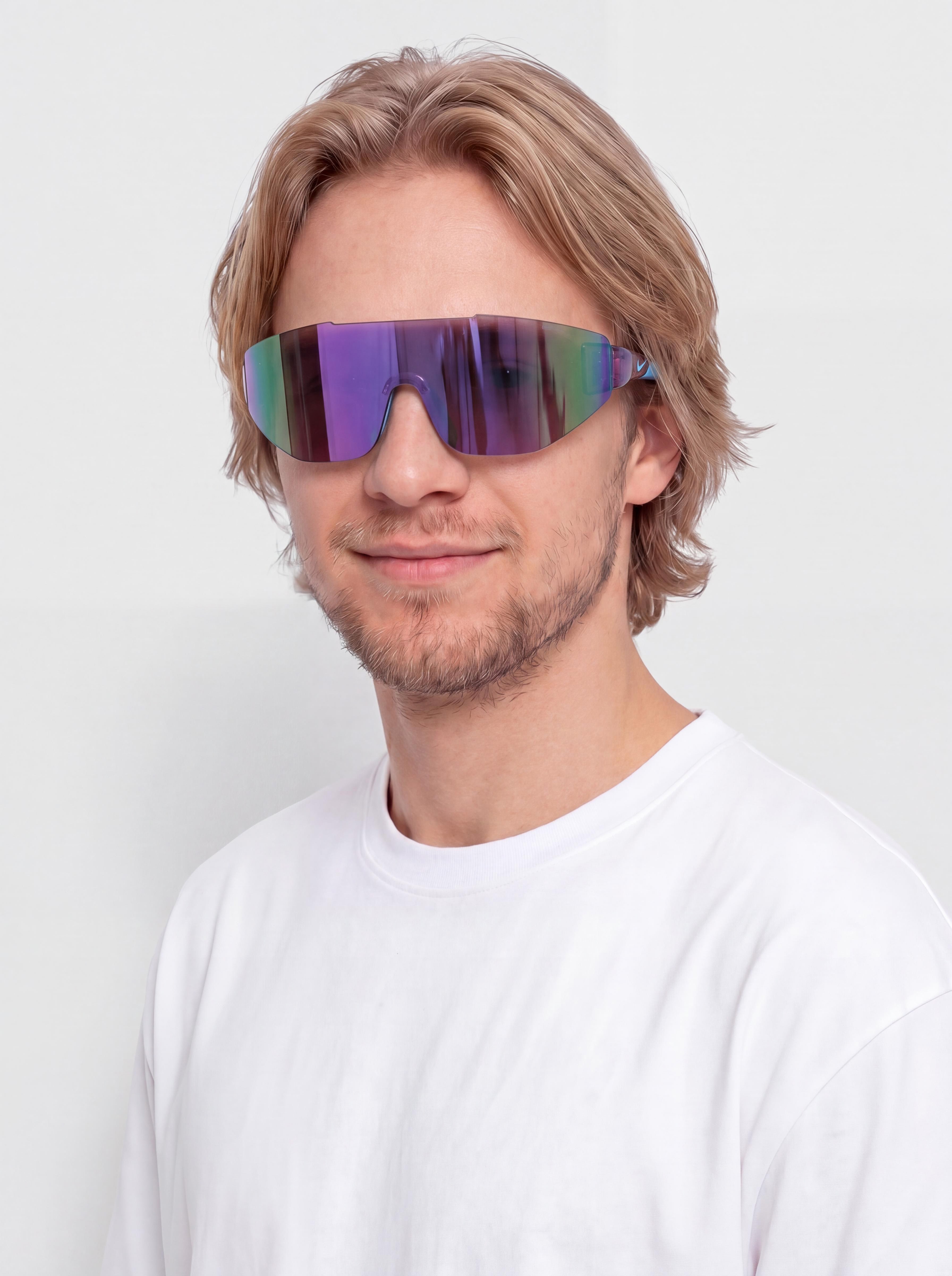 Okulary przeciwsu0142oneczne Nike Athena Edge (university blue/magenta mir)