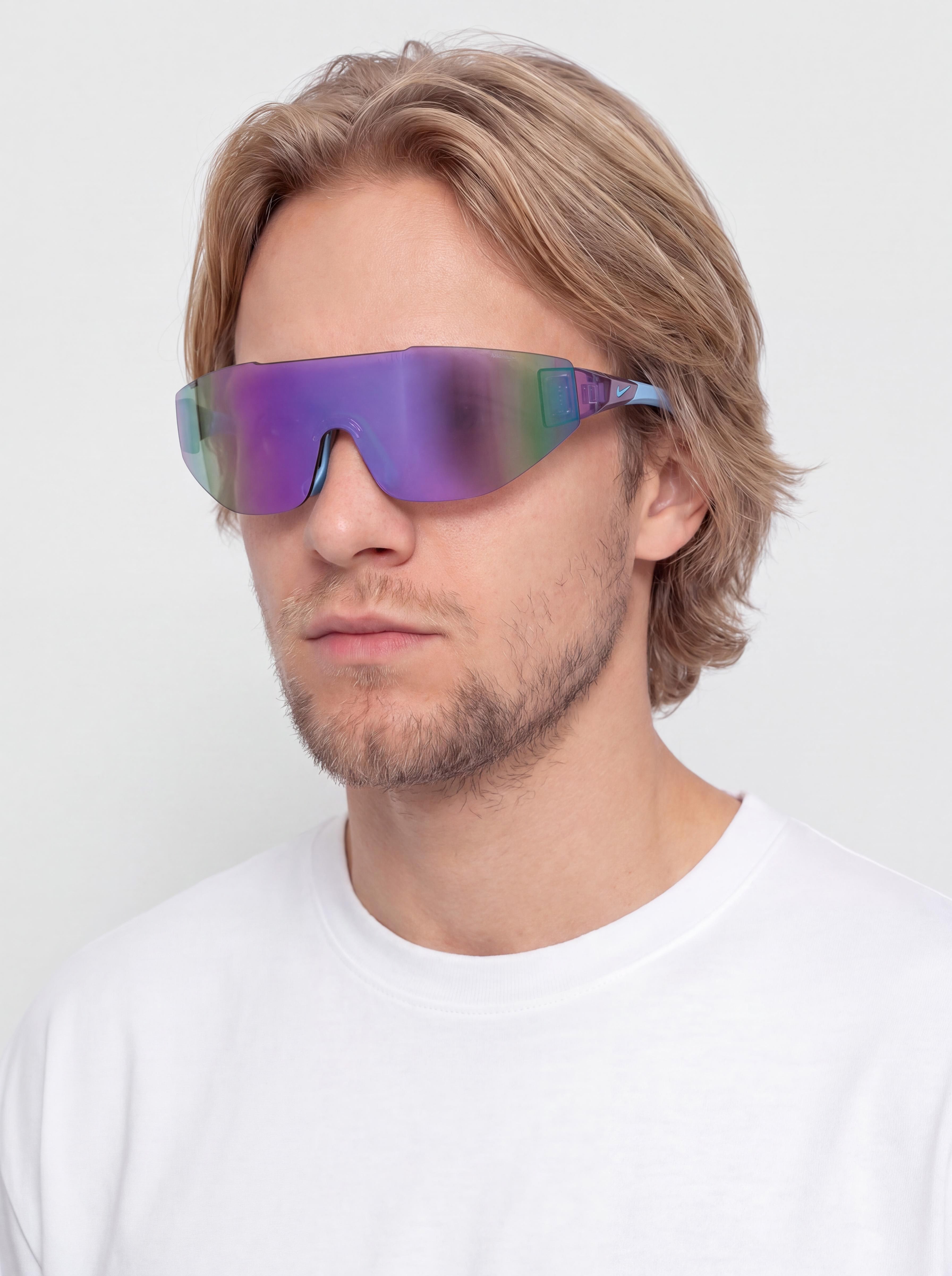 Okulary przeciwsłoneczne Nike Athena Edge (university blue/magenta mir)