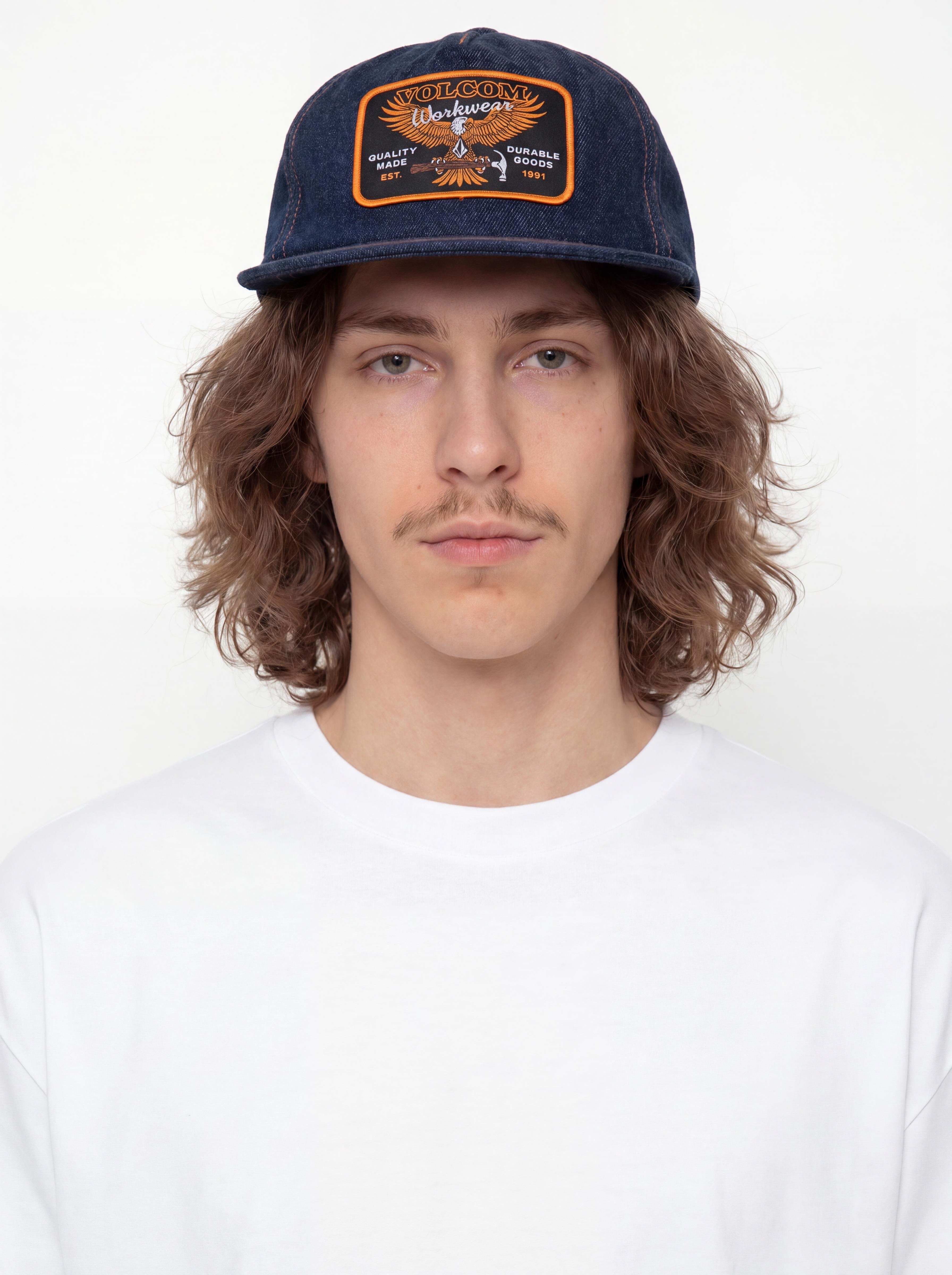 Czapka z daszkiem Volcom Hammered Workwear (dust bowl indigo)