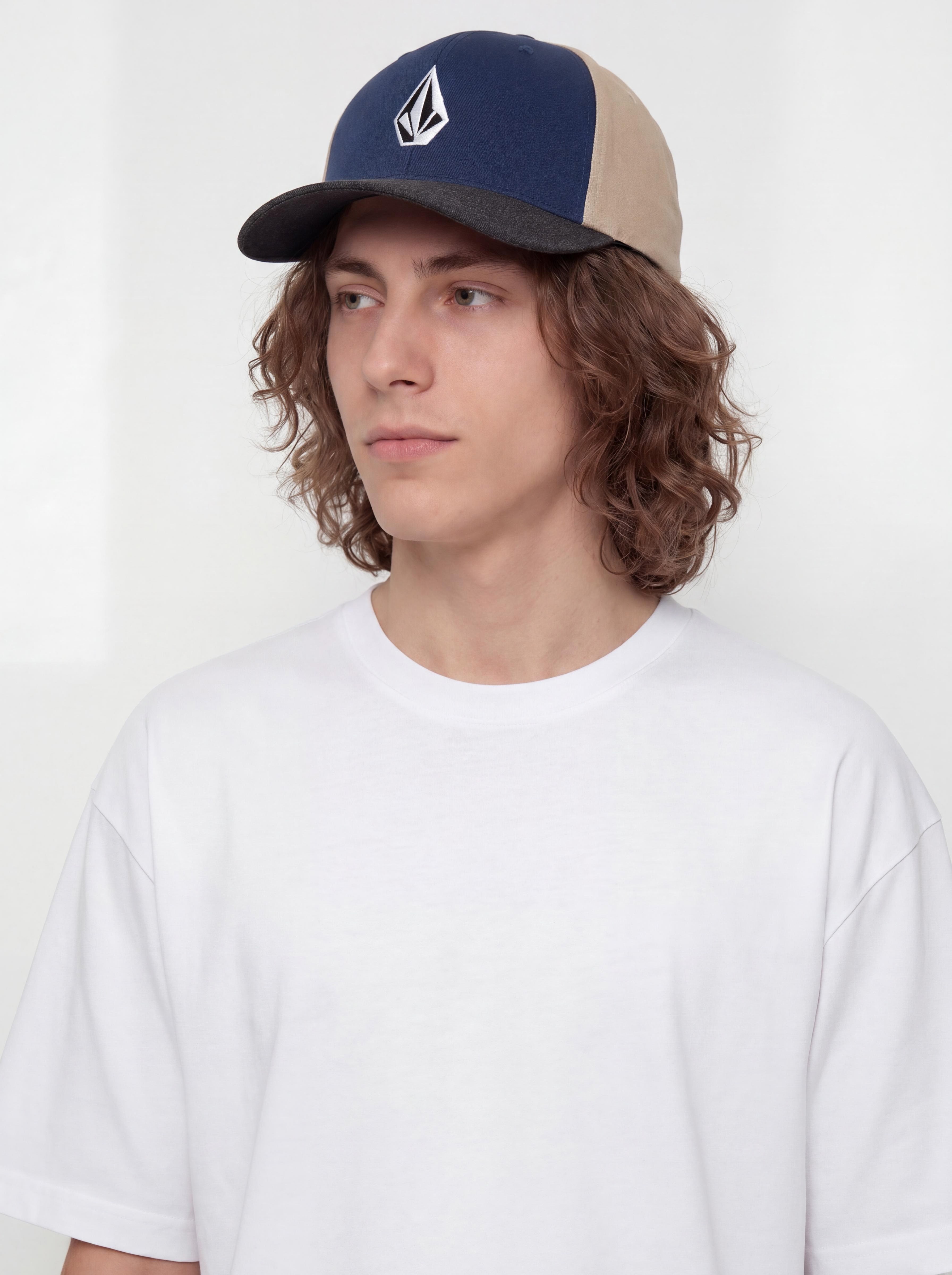 Czapka z daszkiem Volcom Full Stone Hthr Flexfit (dust bowl indigo)