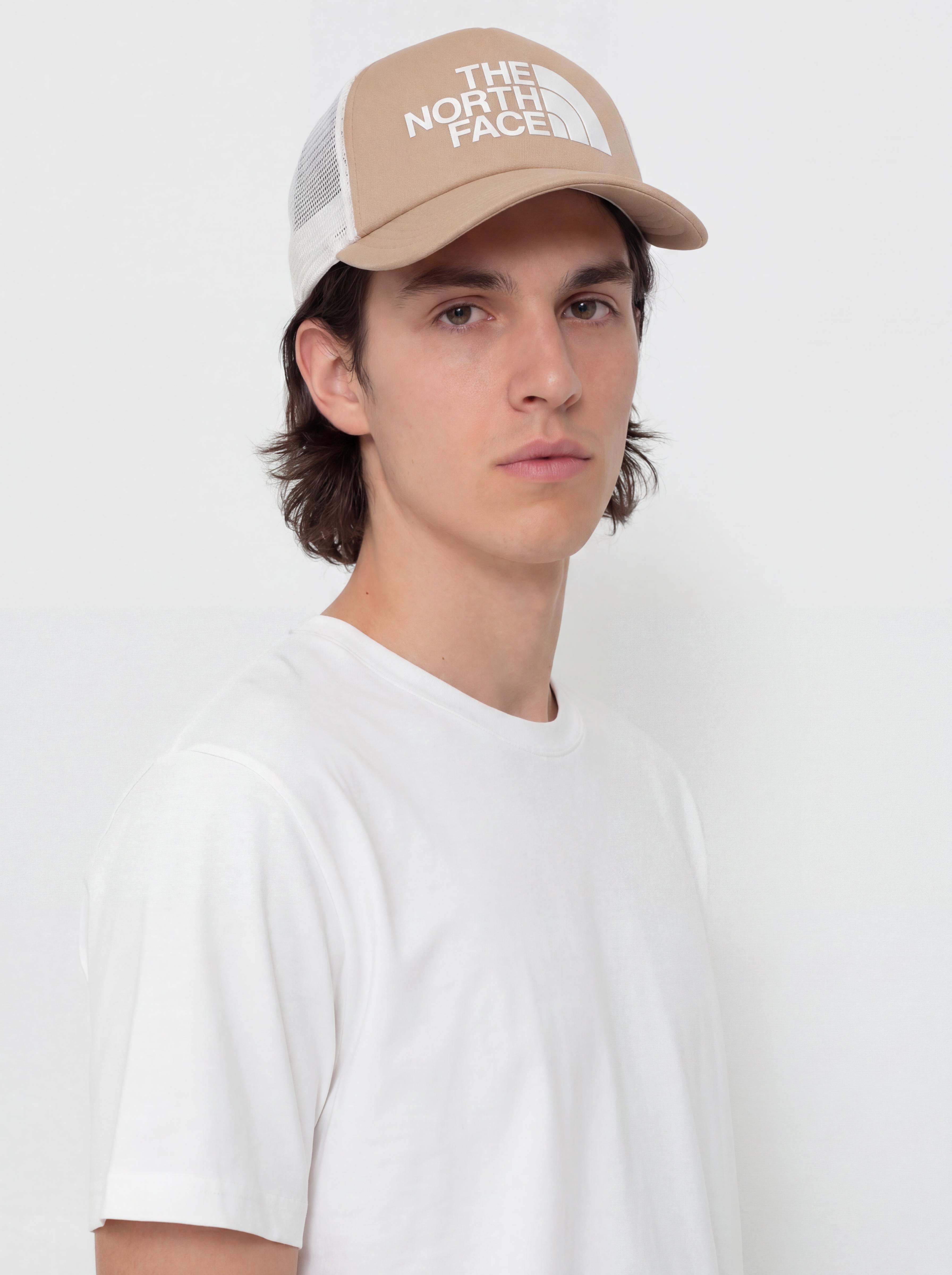 Czapka z daszkiem The North Face Tnf Logo Trucker (khaki stone/tnf white)