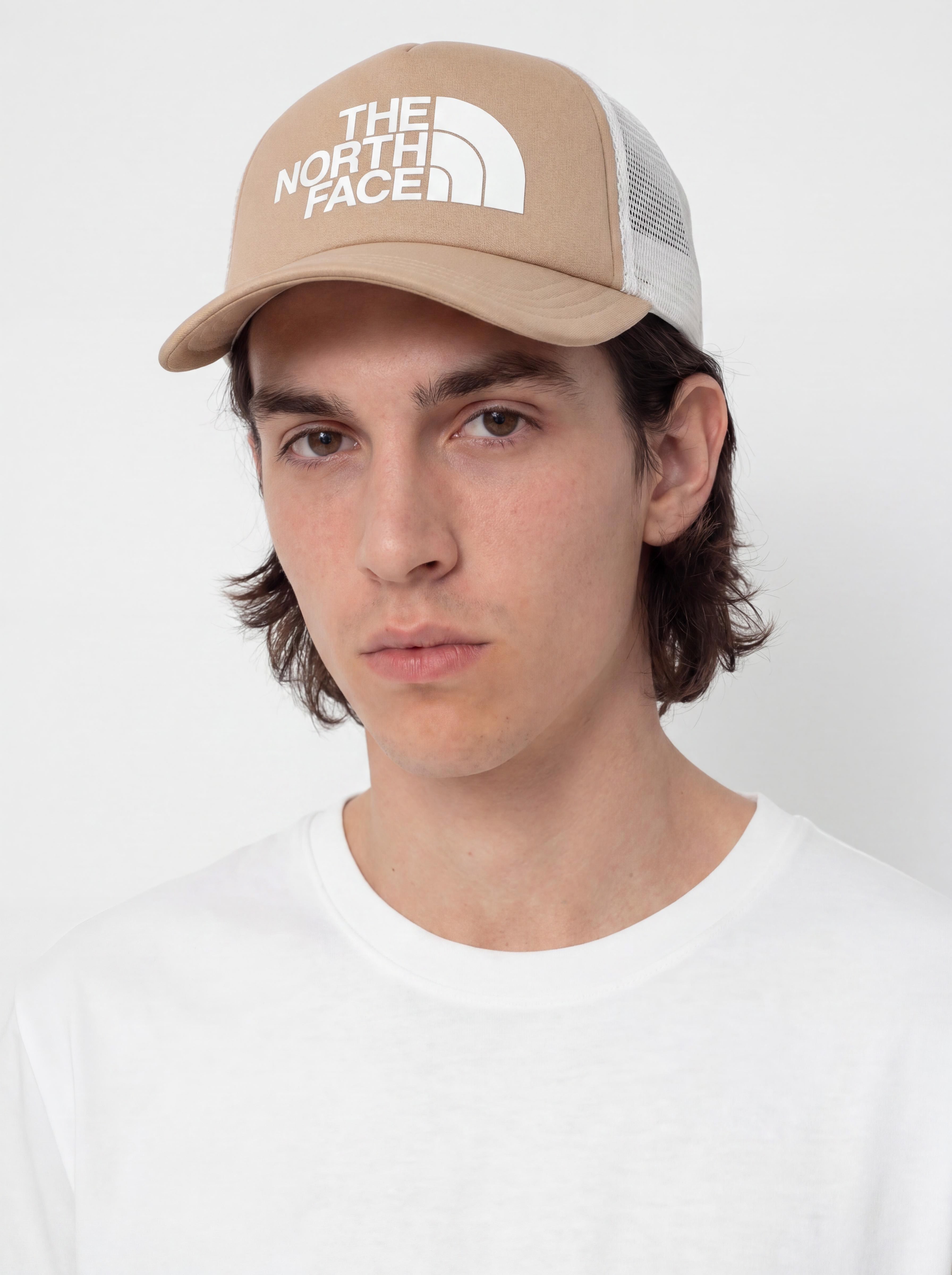Czapka z daszkiem The North Face Tnf Logo Trucker (khaki stone/tnf white)