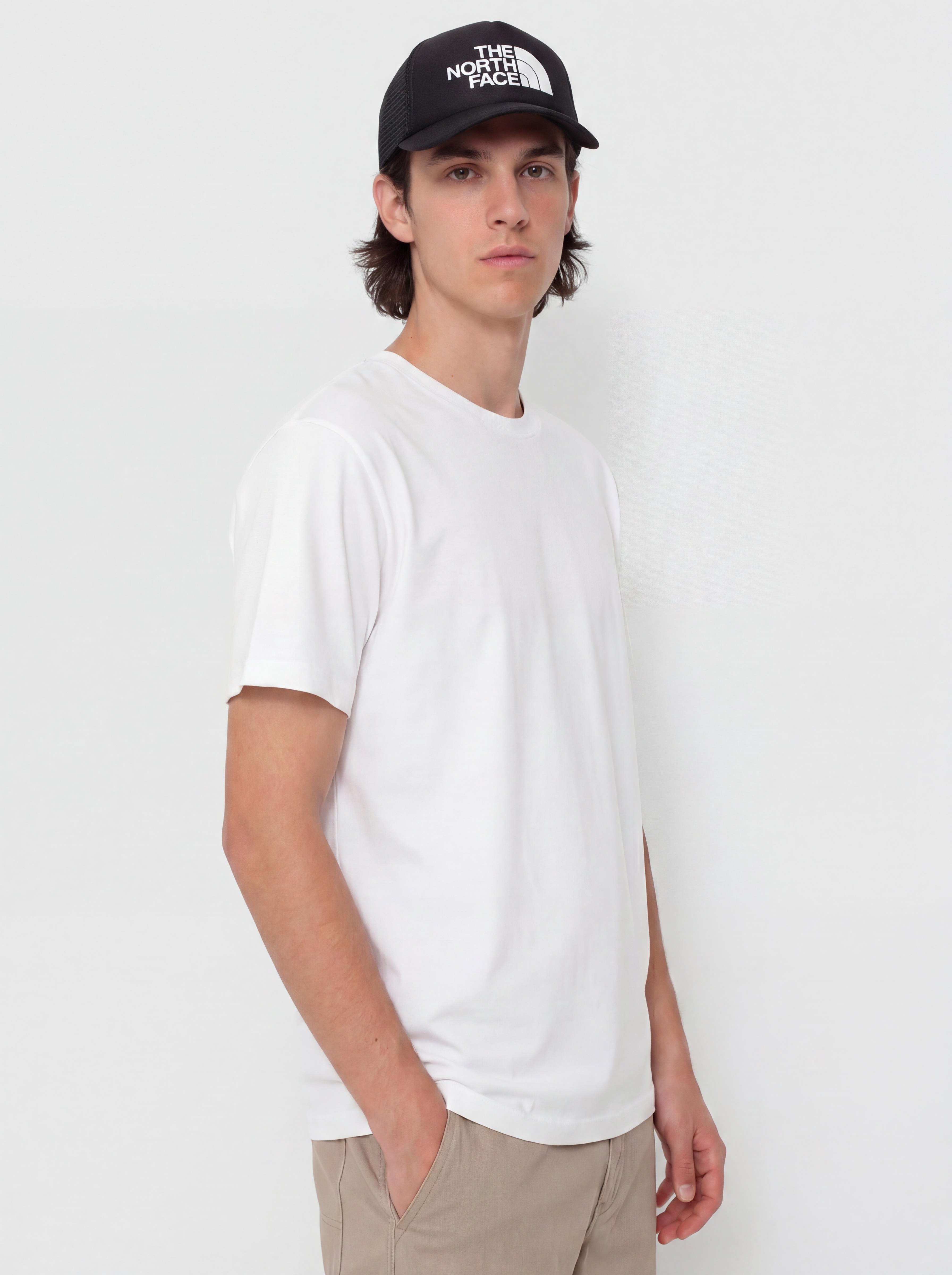 Czapka z daszkiem The North Face TNF Logo Trucker ZD (black)