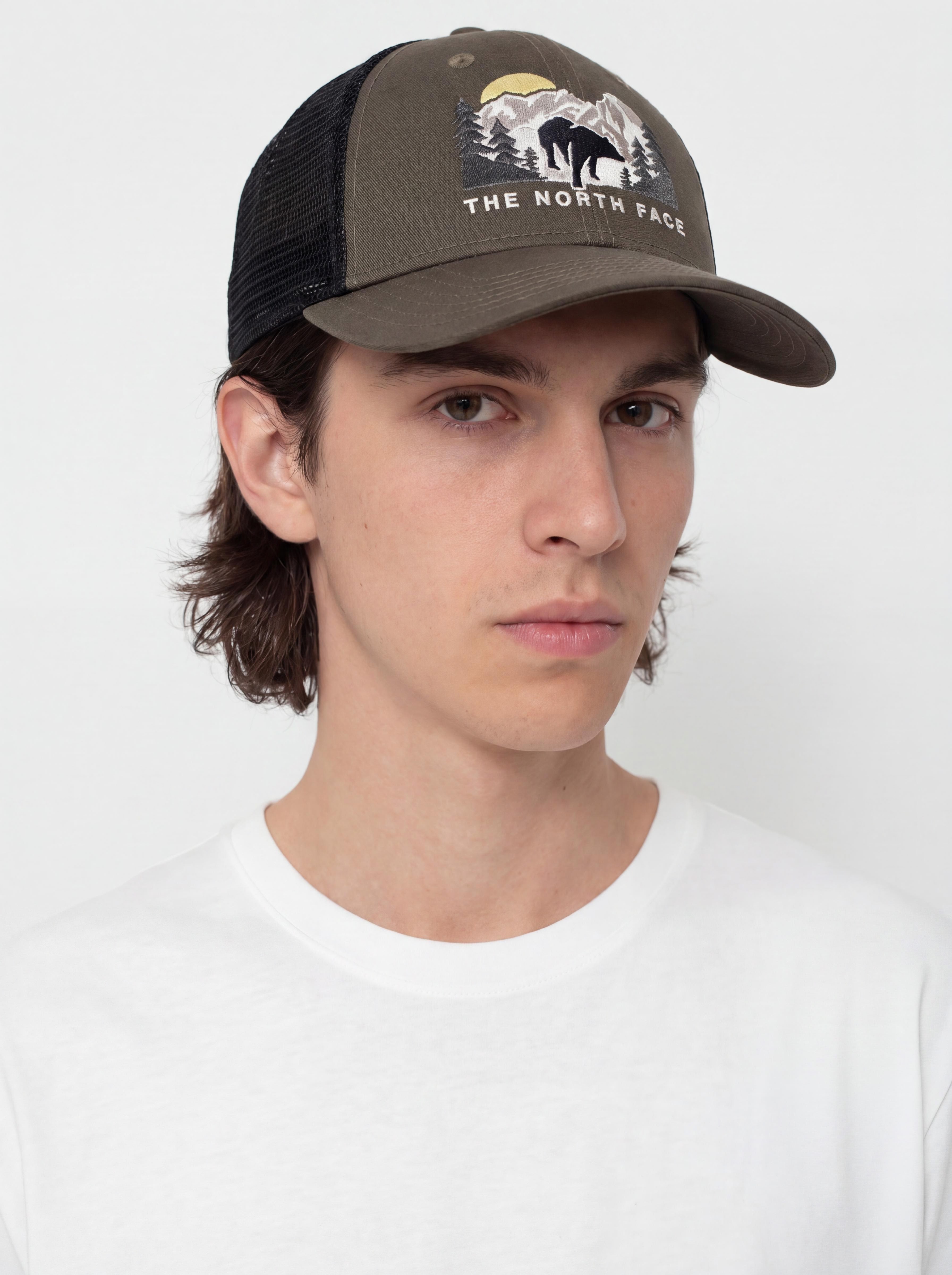 Czapka z daszkiem The North Face Embroidered Mudder Trucker (new taupe green/bear green)