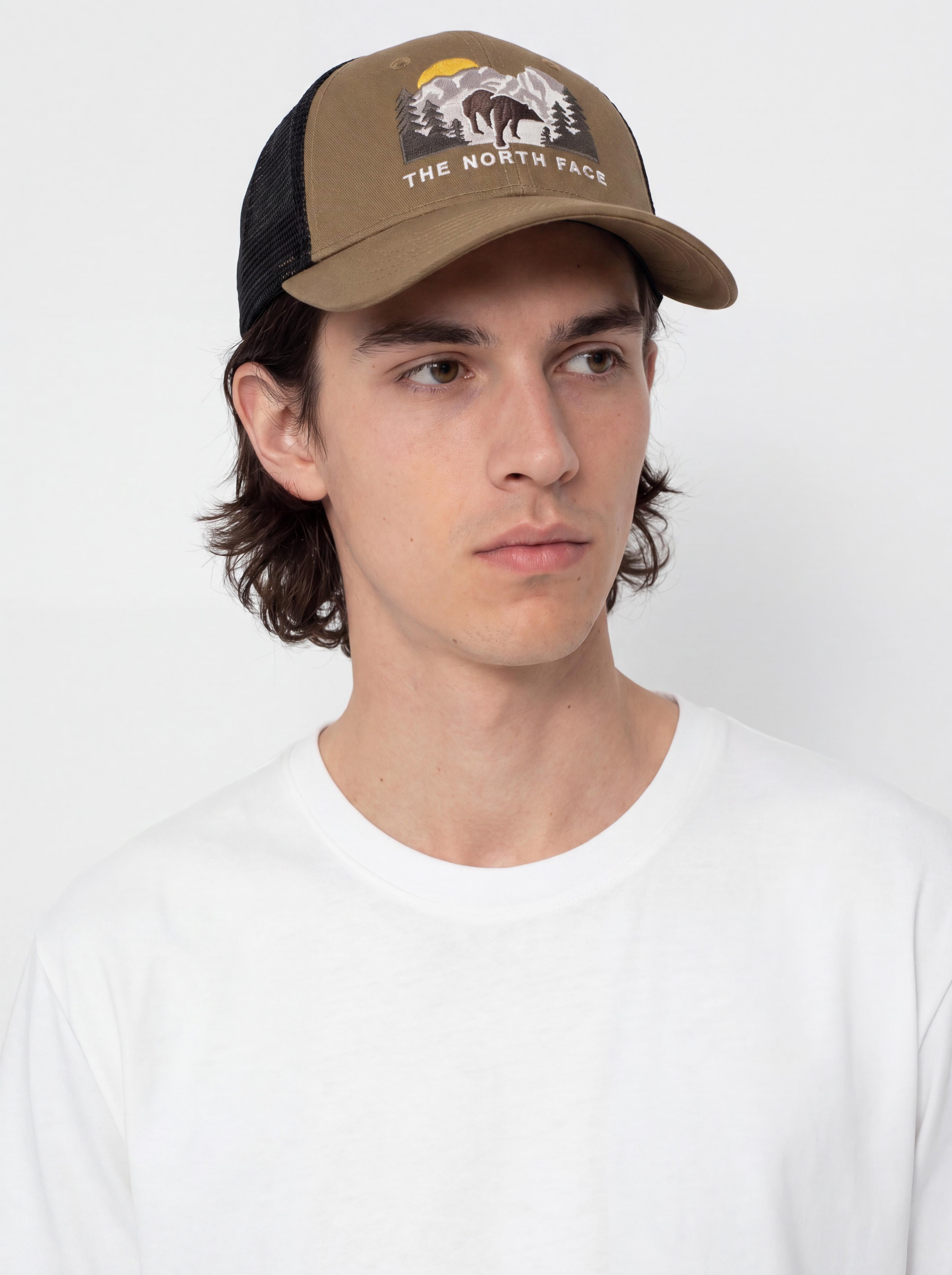 Czapka z daszkiem The North Face Embroidered Mudder Trucker (caraway seed/bear graph)