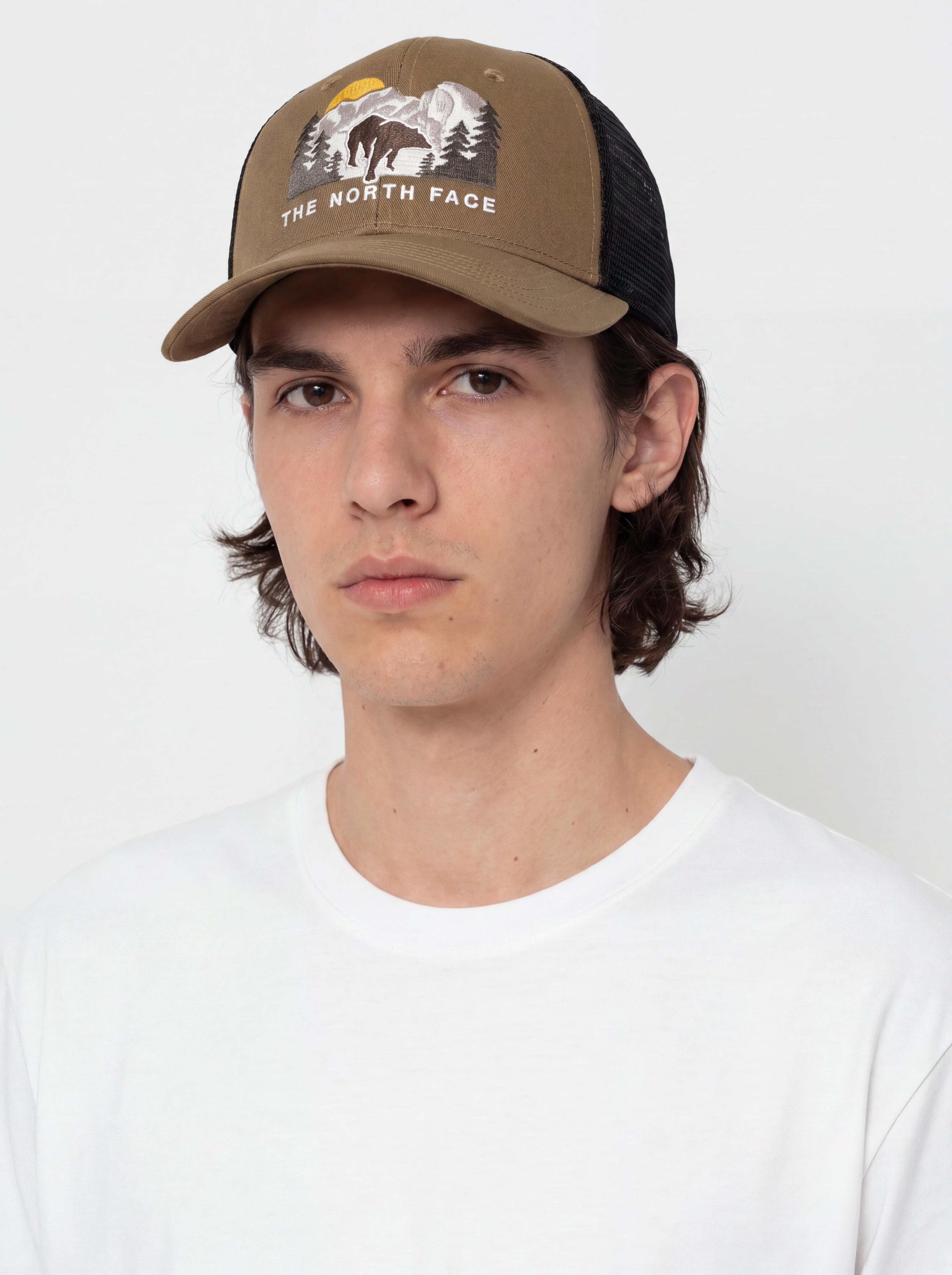 Czapka z daszkiem The North Face Embroidered Mudder Trucker (caraway seed/bear graph)