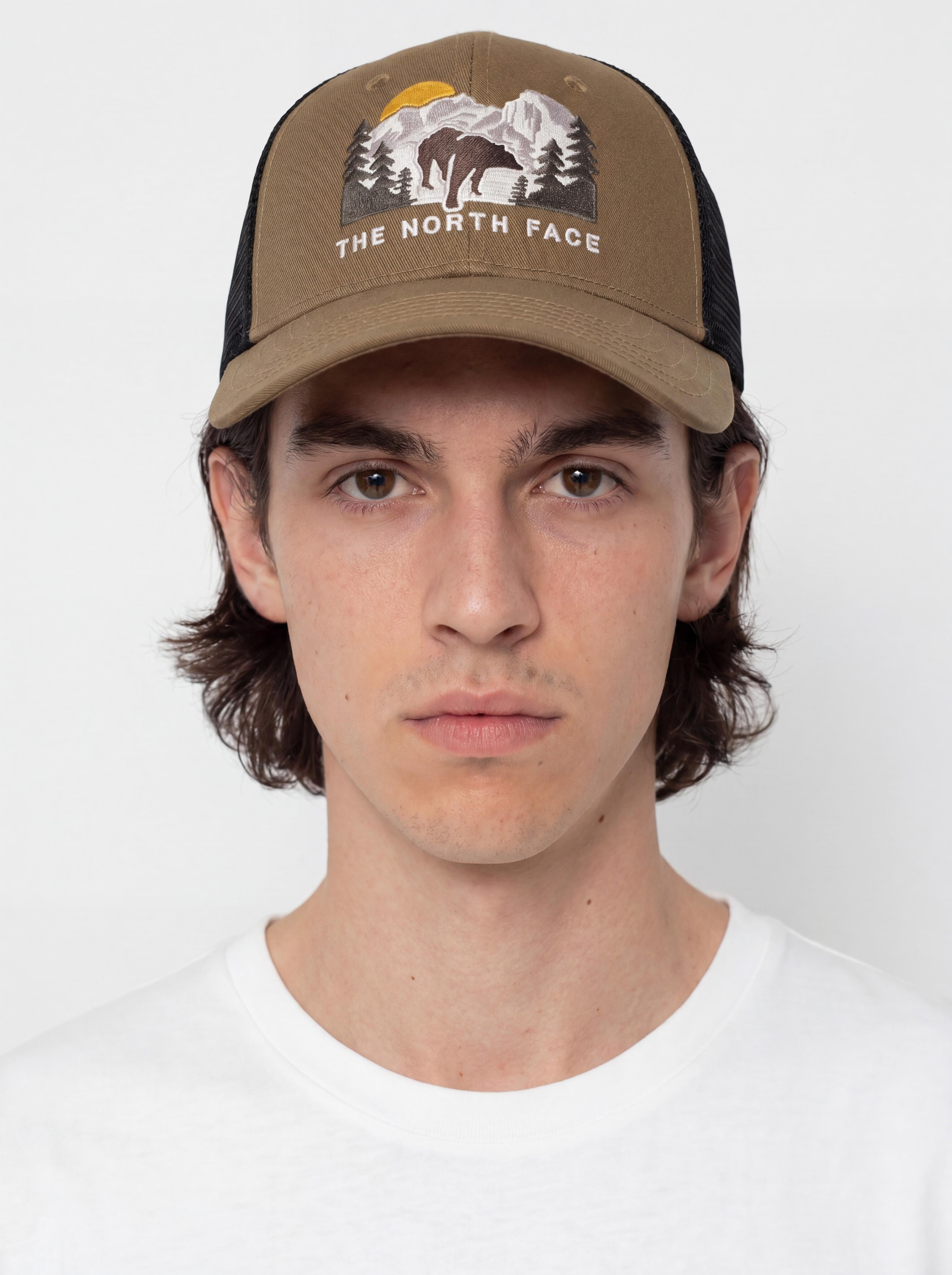 Czapka z daszkiem The North Face Embroidered Mudder Trucker (caraway seed/bear graph)