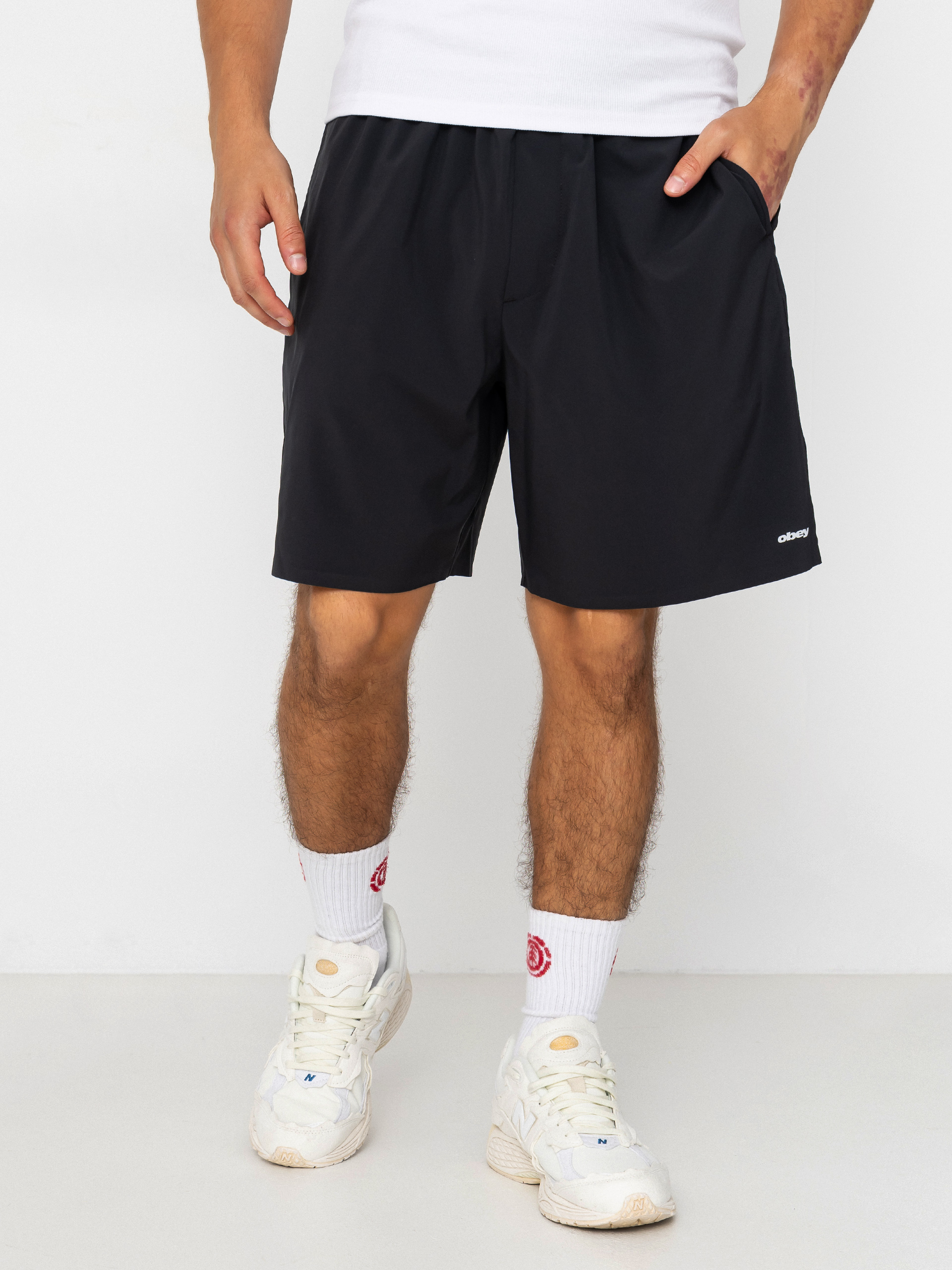 Szorty OBEY Travel (black)