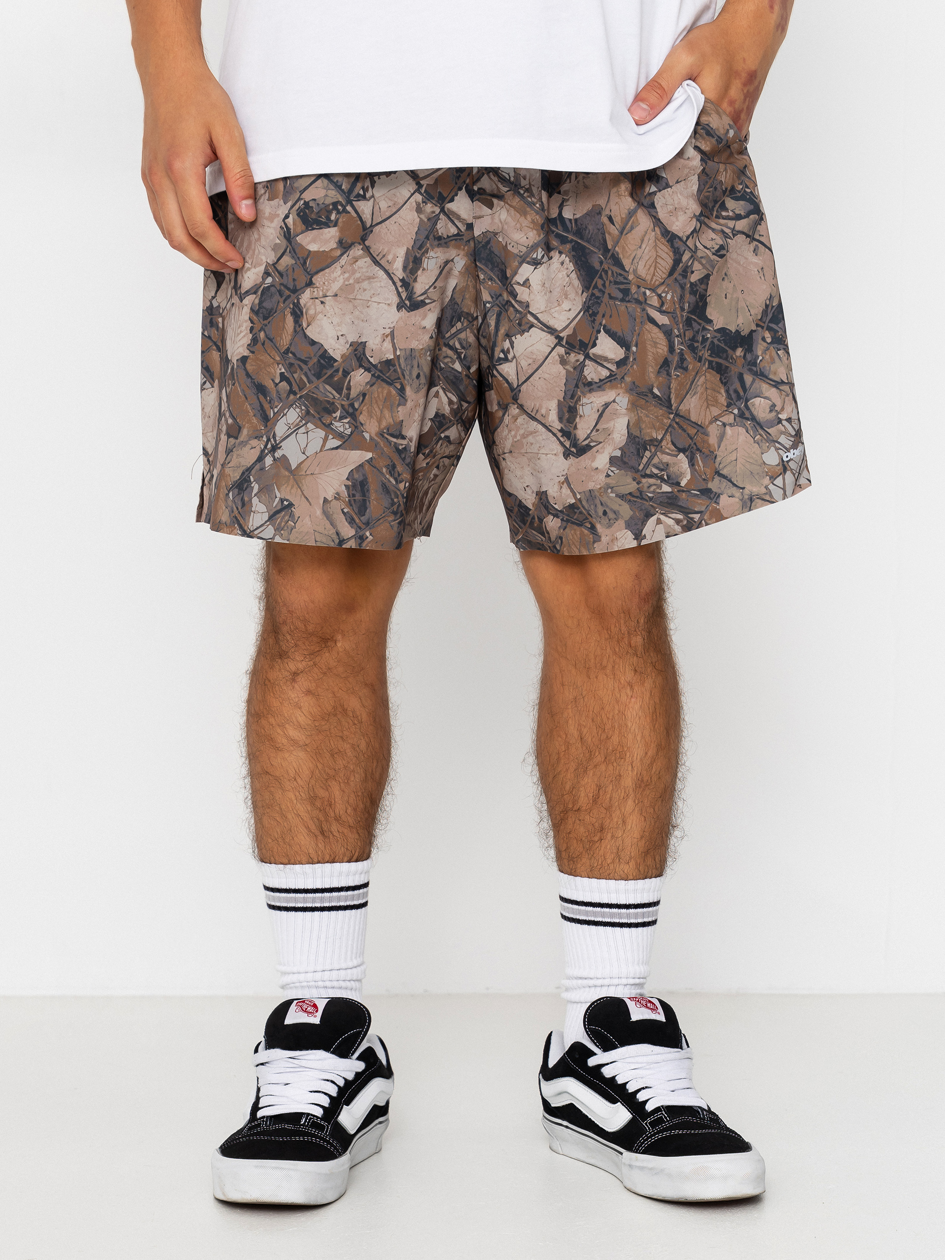 Szorty OBEY Travel (fence camo)