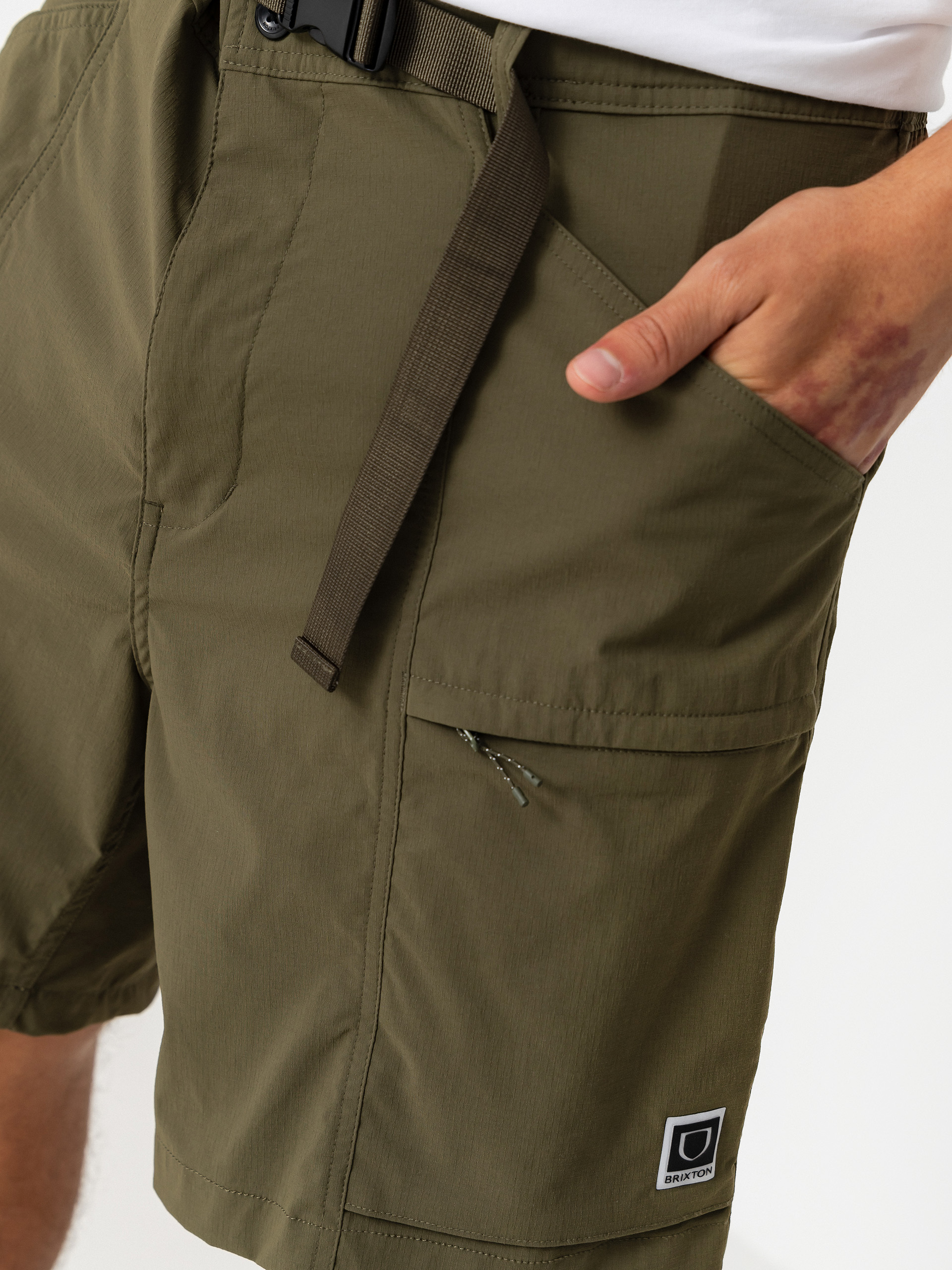 Szorty Brixton Journey Utility (dark olive)
