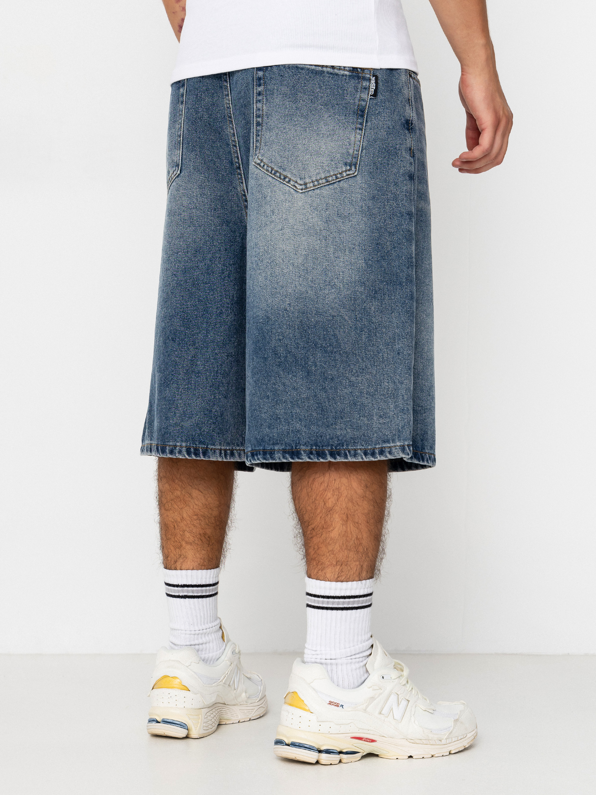 Szorty Wasted Paris Faded Casper (vintage blue)