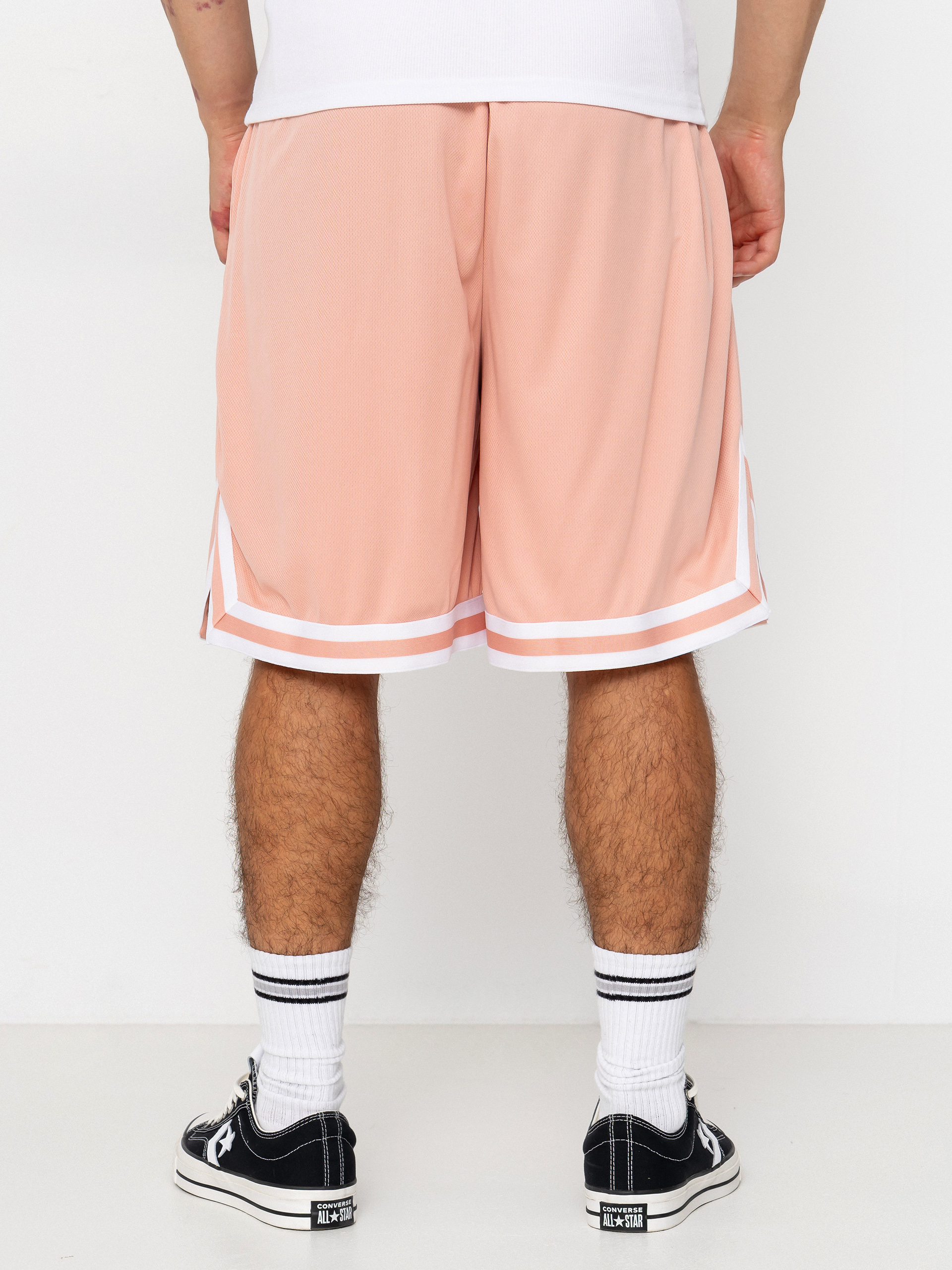 Szorty Karl Kani Small Signature Essential Mesh (pink)