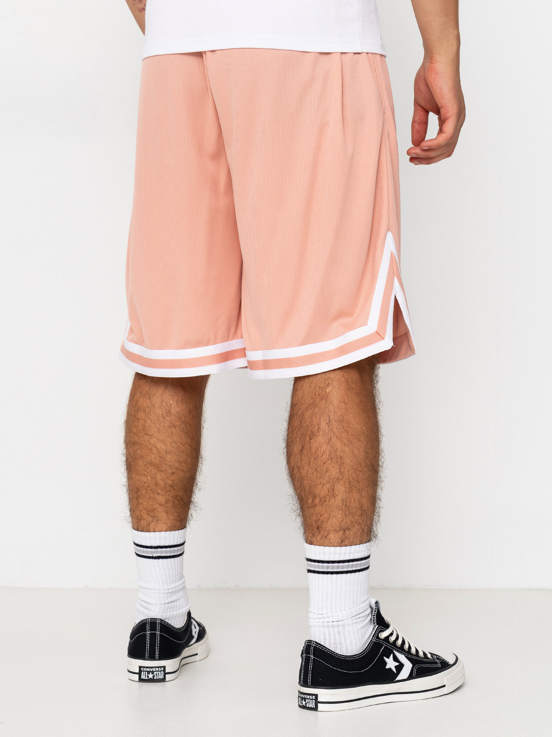 Szorty Karl Kani Small Signature Essential Mesh (pink)