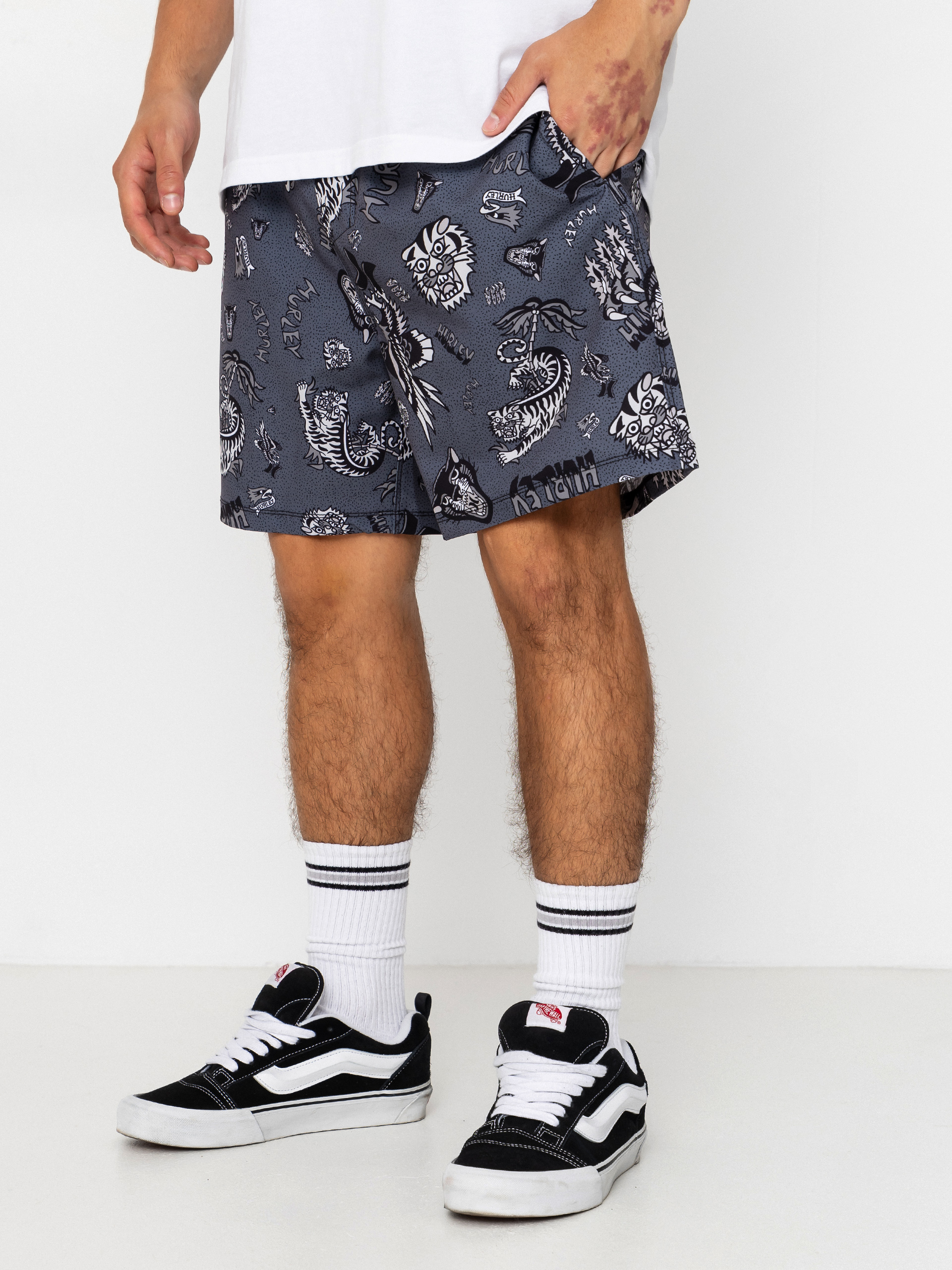 Szorty Hurley Volley Flex Art (black)