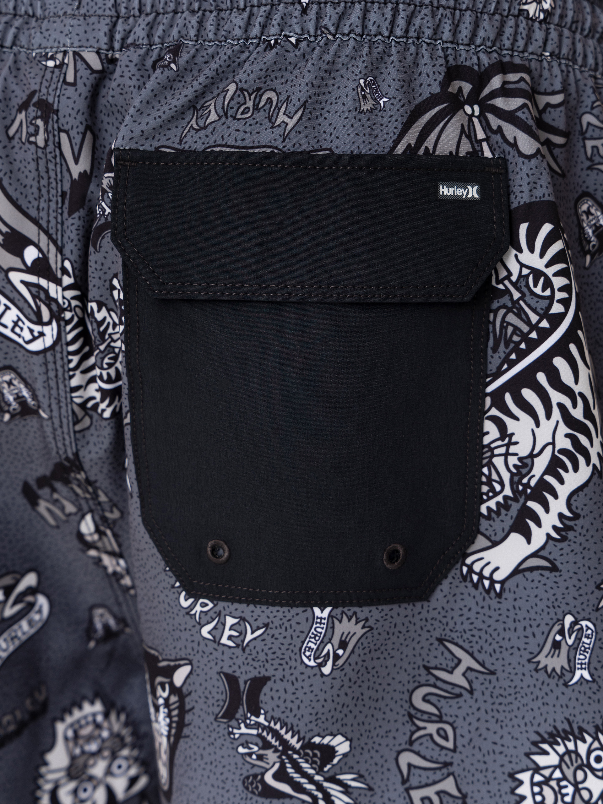 Szorty Hurley Volley Flex Art (black)