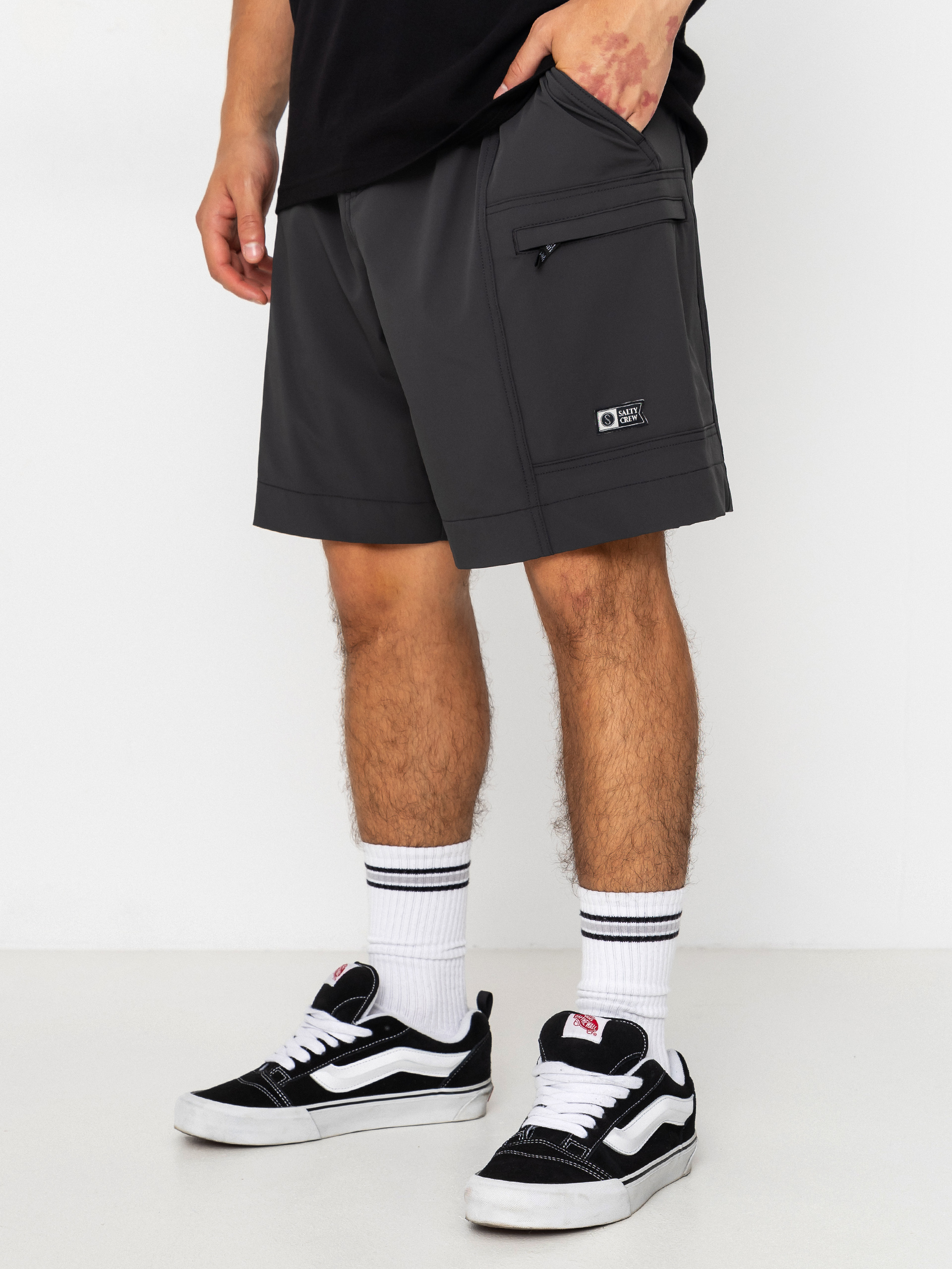 Szorty Salty Crew Net Walshort (pirate black)