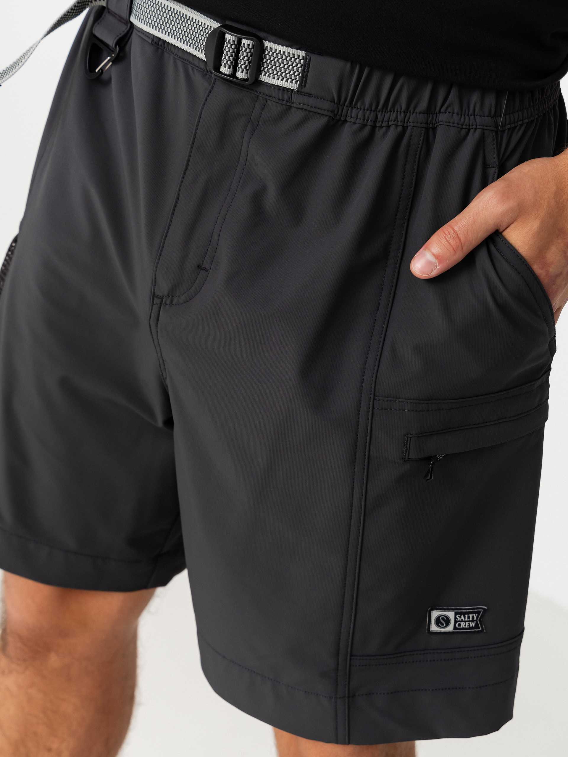 Szorty Salty Crew Net Walshort (pirate black)