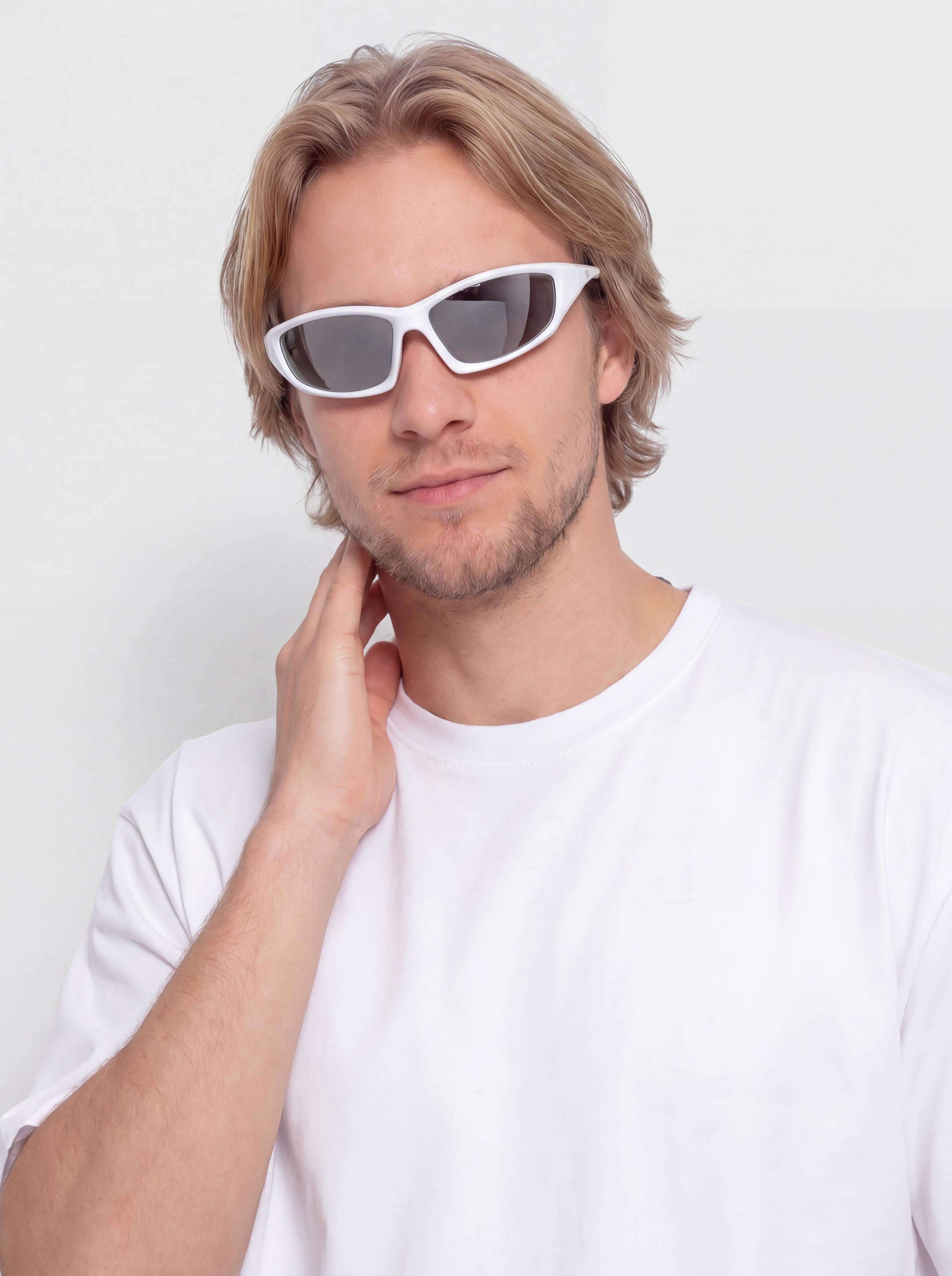 Okulary przeciwsłoneczne CHPO Kotti (white/silver mirror)