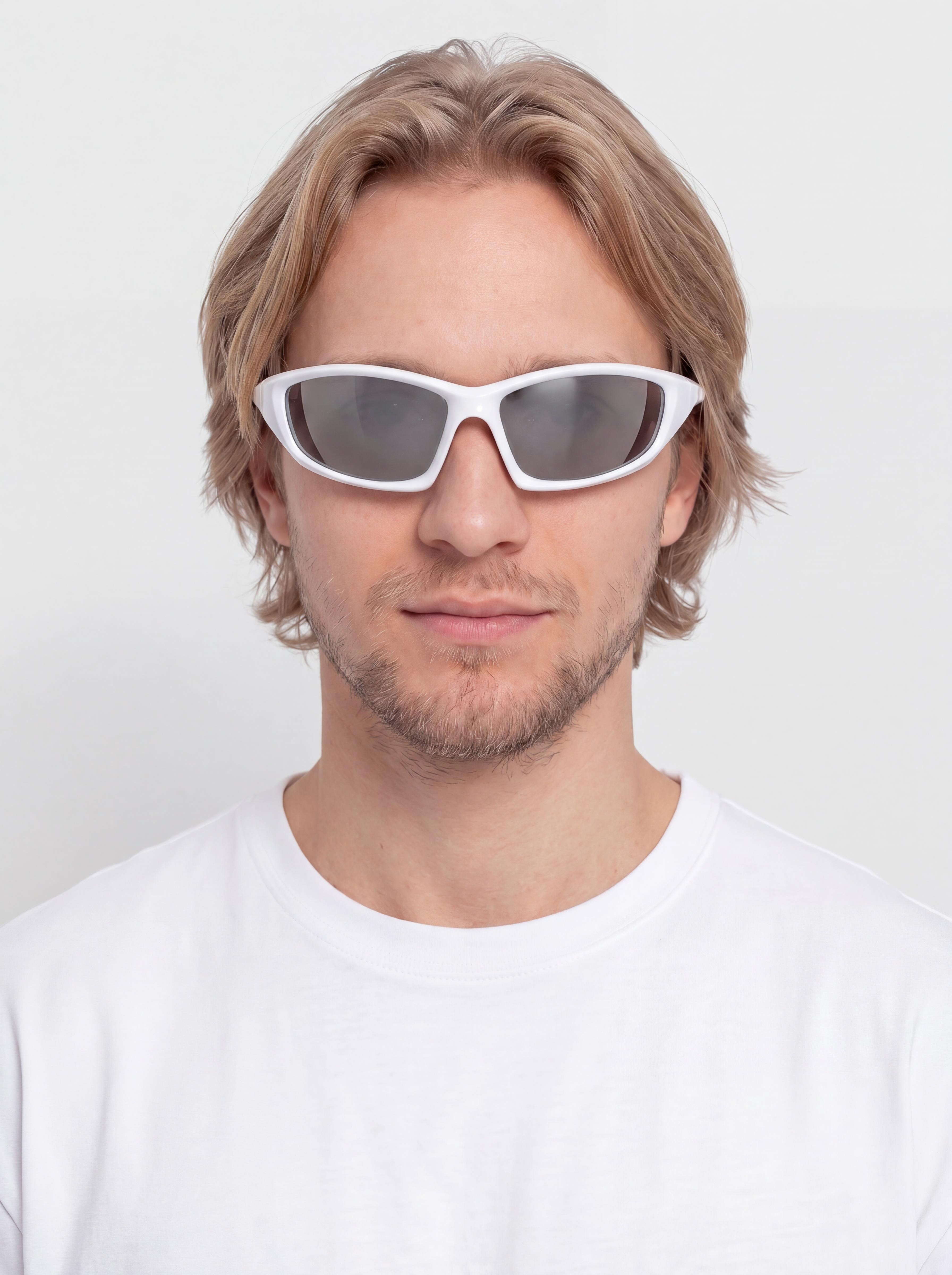 Okulary przeciwsłoneczne CHPO Kotti (white/silver mirror)