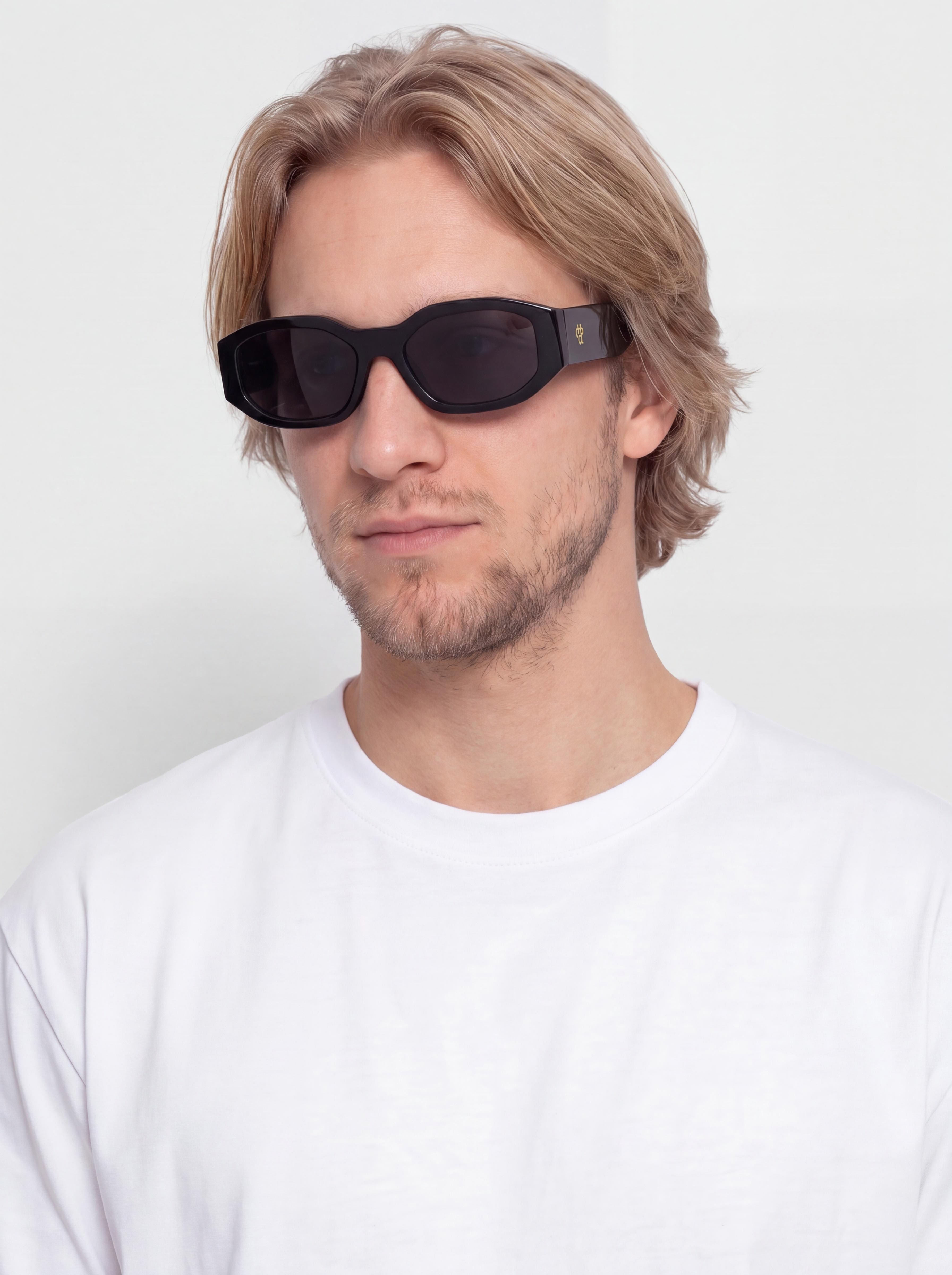 Okulary przeciwsu0142oneczne CHPO Brooklyn (matte black/black)