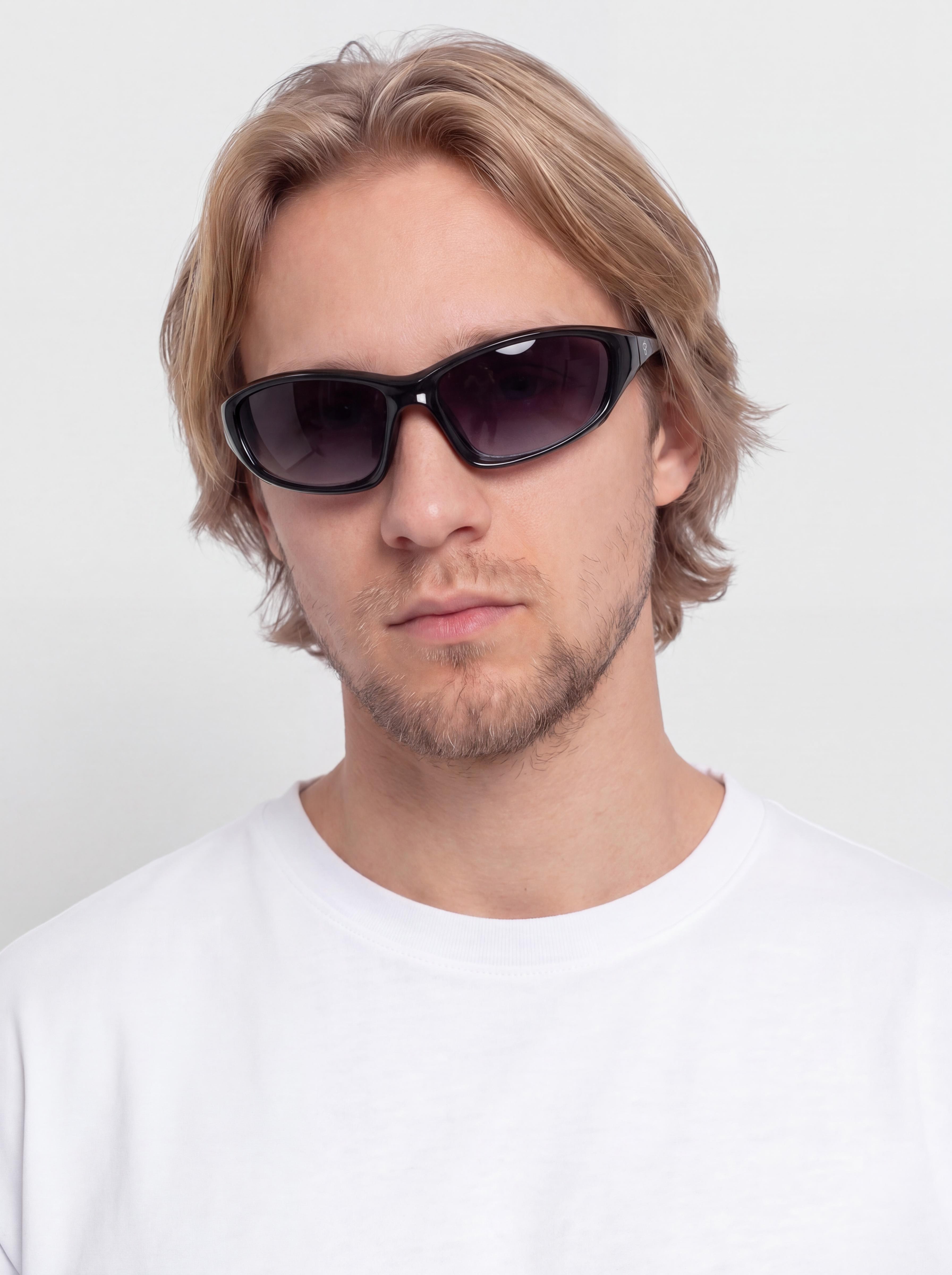 Okulary przeciwsu0142oneczne CHPO Kotti (shiny black/black gradient)
