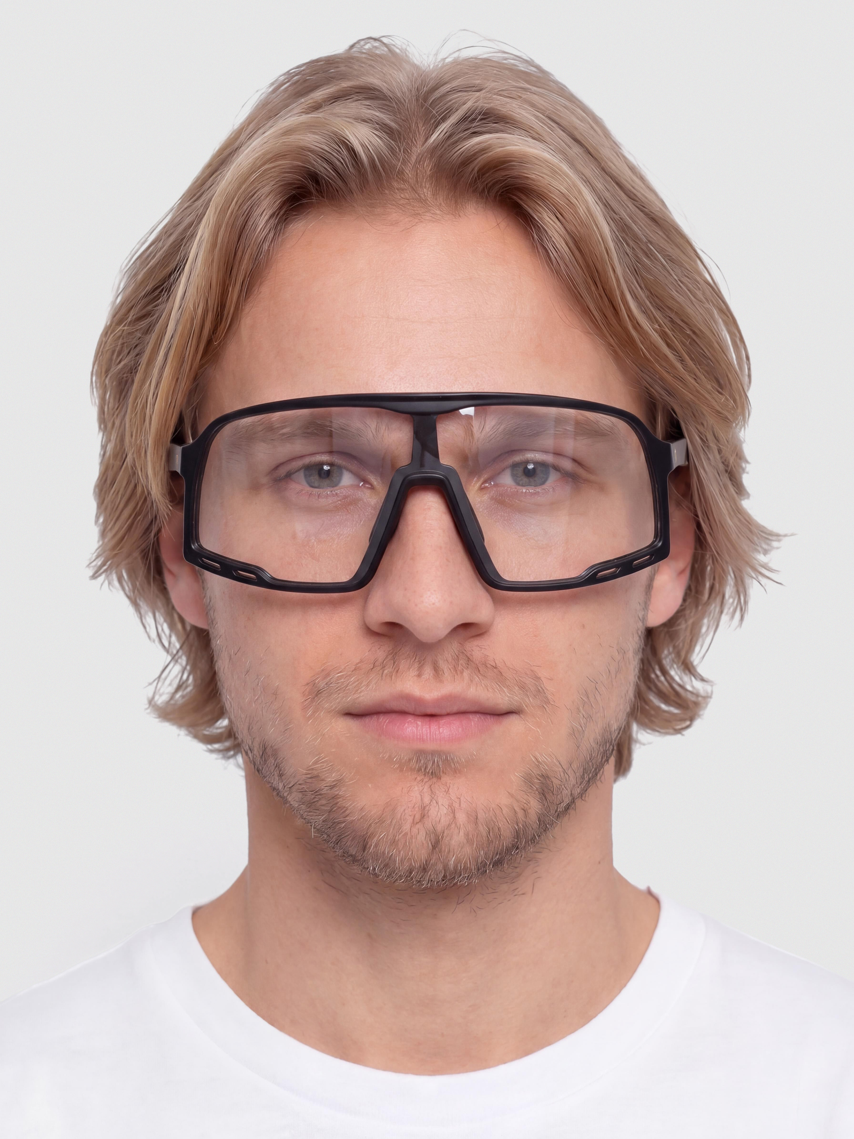 Okulary przeciwsłoneczne CHPO Henrik (matte black/transparent)