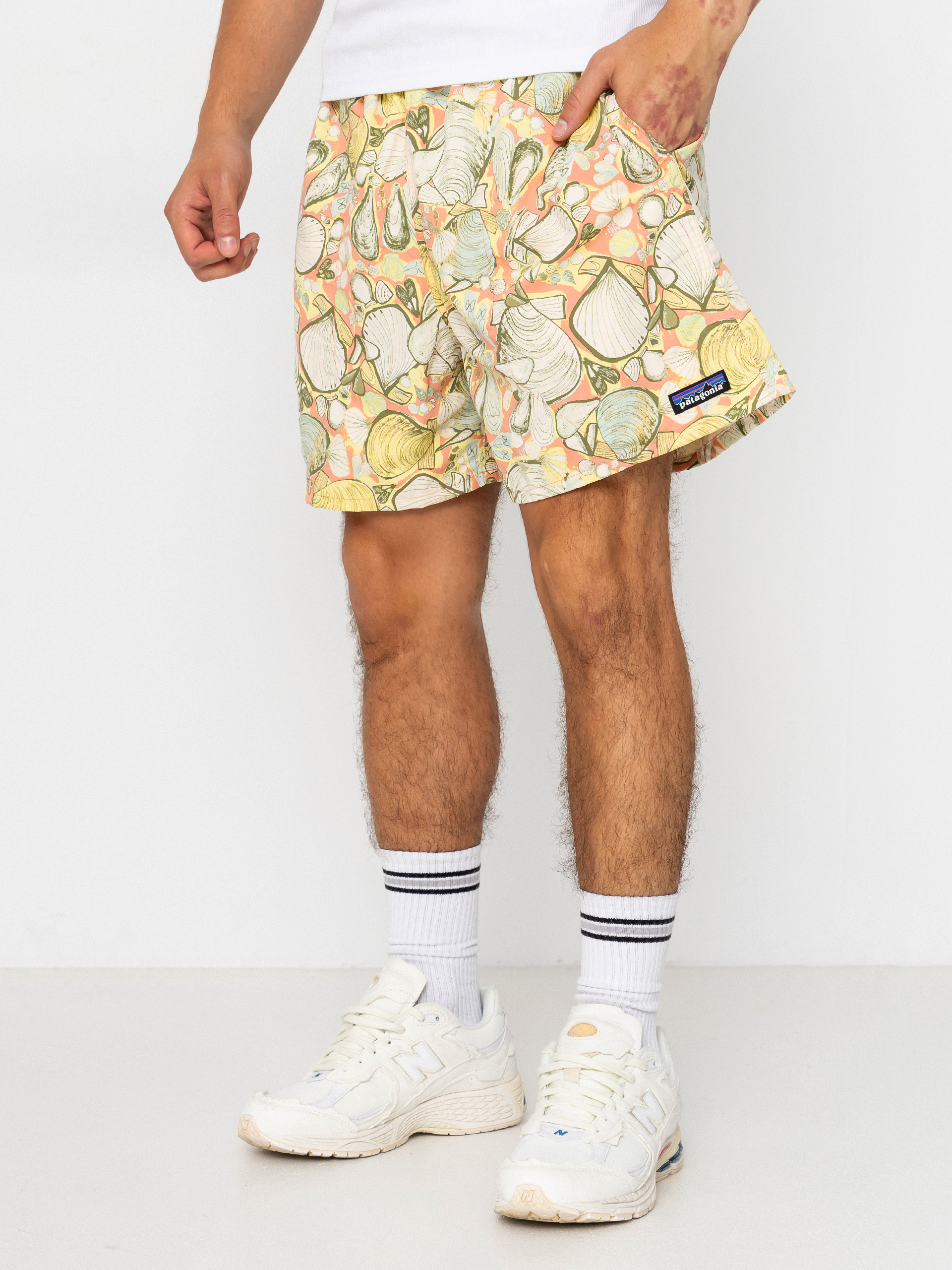 Szorty Patagonia Baggies 5in (shelly shelly/mellow melon)