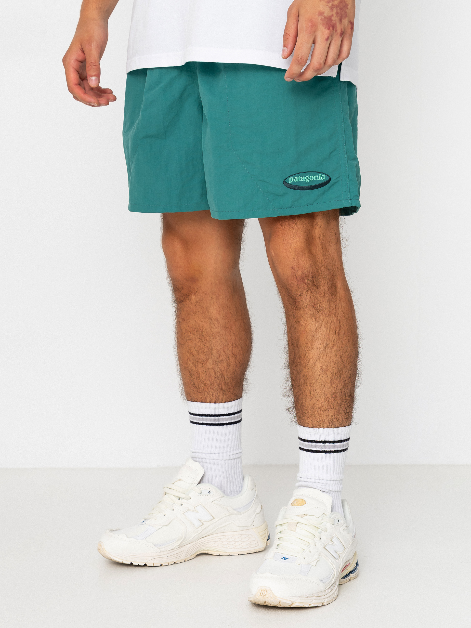 Szorty Patagonia Baggies 5in (95 oval logo/gem green)