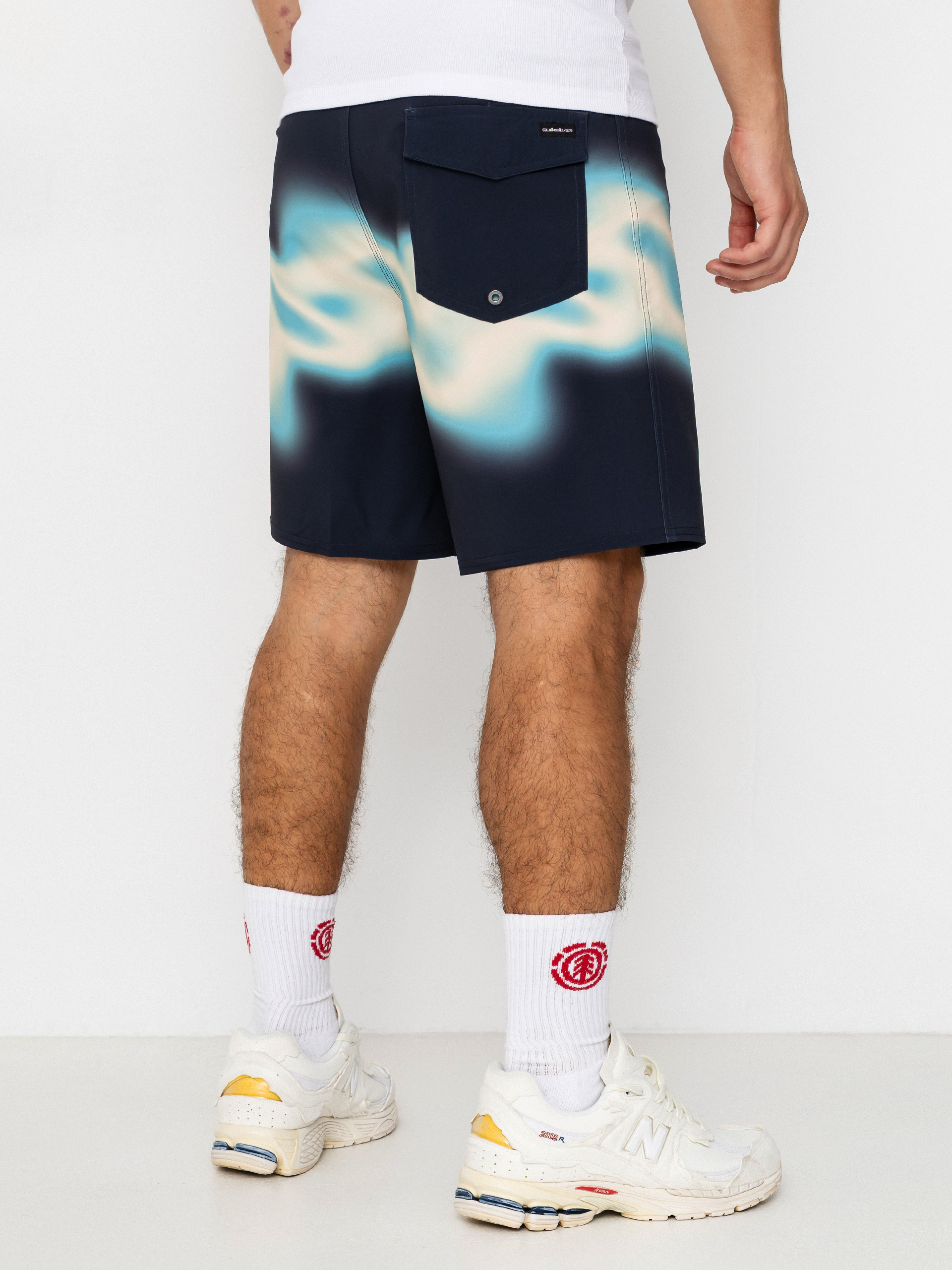 Boardshorty Quiksilver Surfsilk Straight 18 (dark navy thermo stripe)