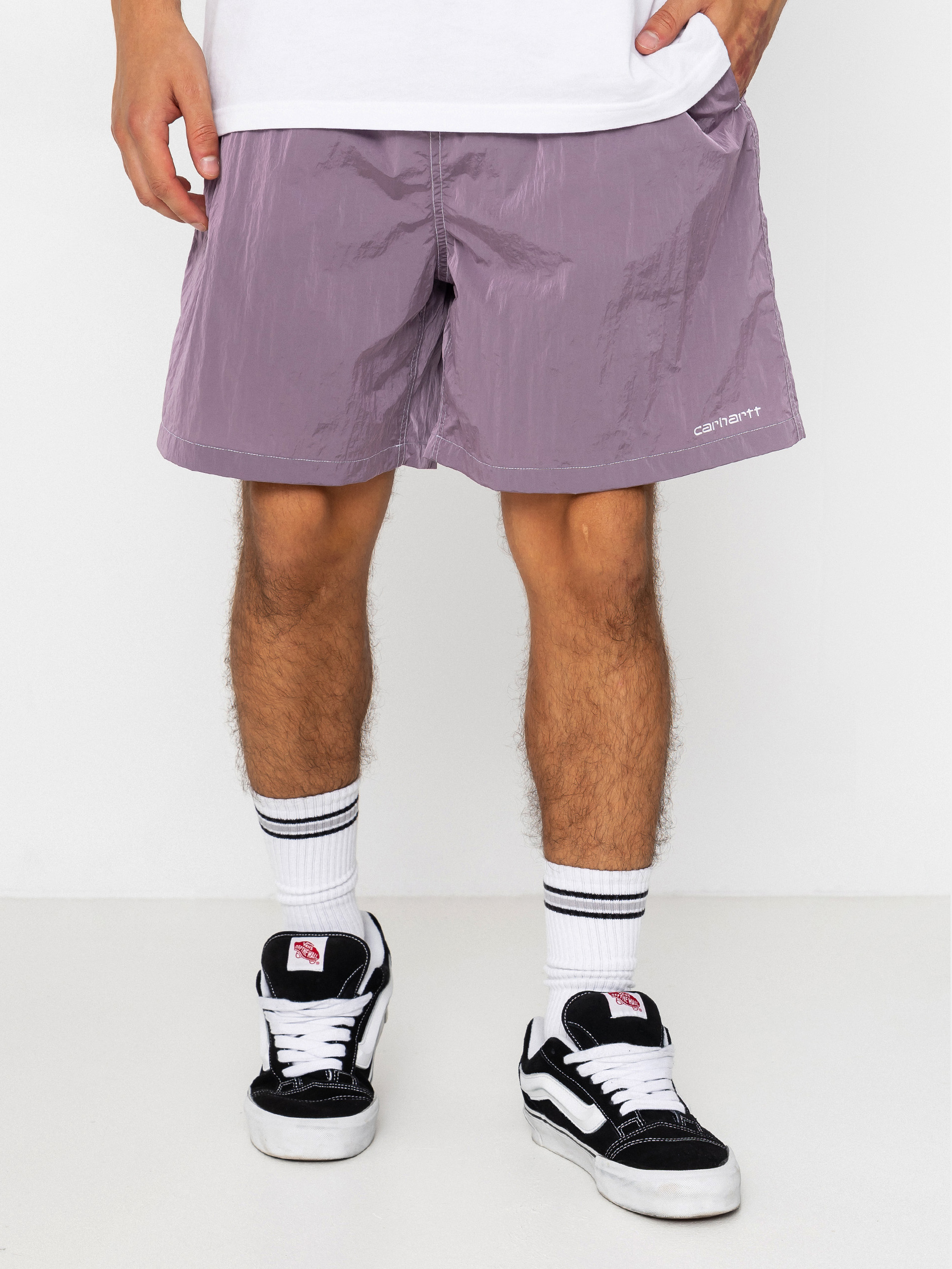Szorty Carhartt WIP Canby Swim (gentle purple/white)
