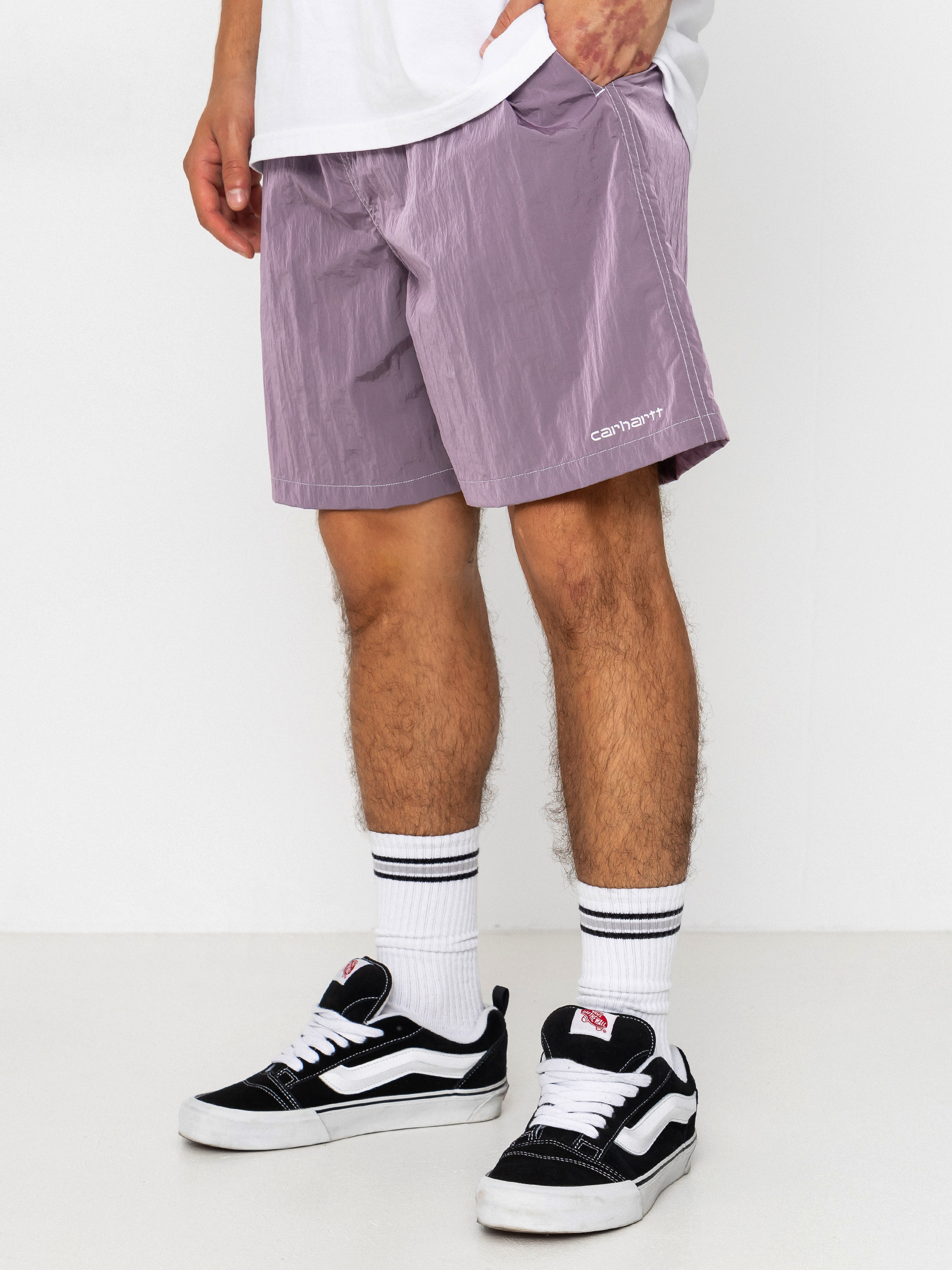 Szorty Carhartt WIP Canby Swim (gentle purple/white)
