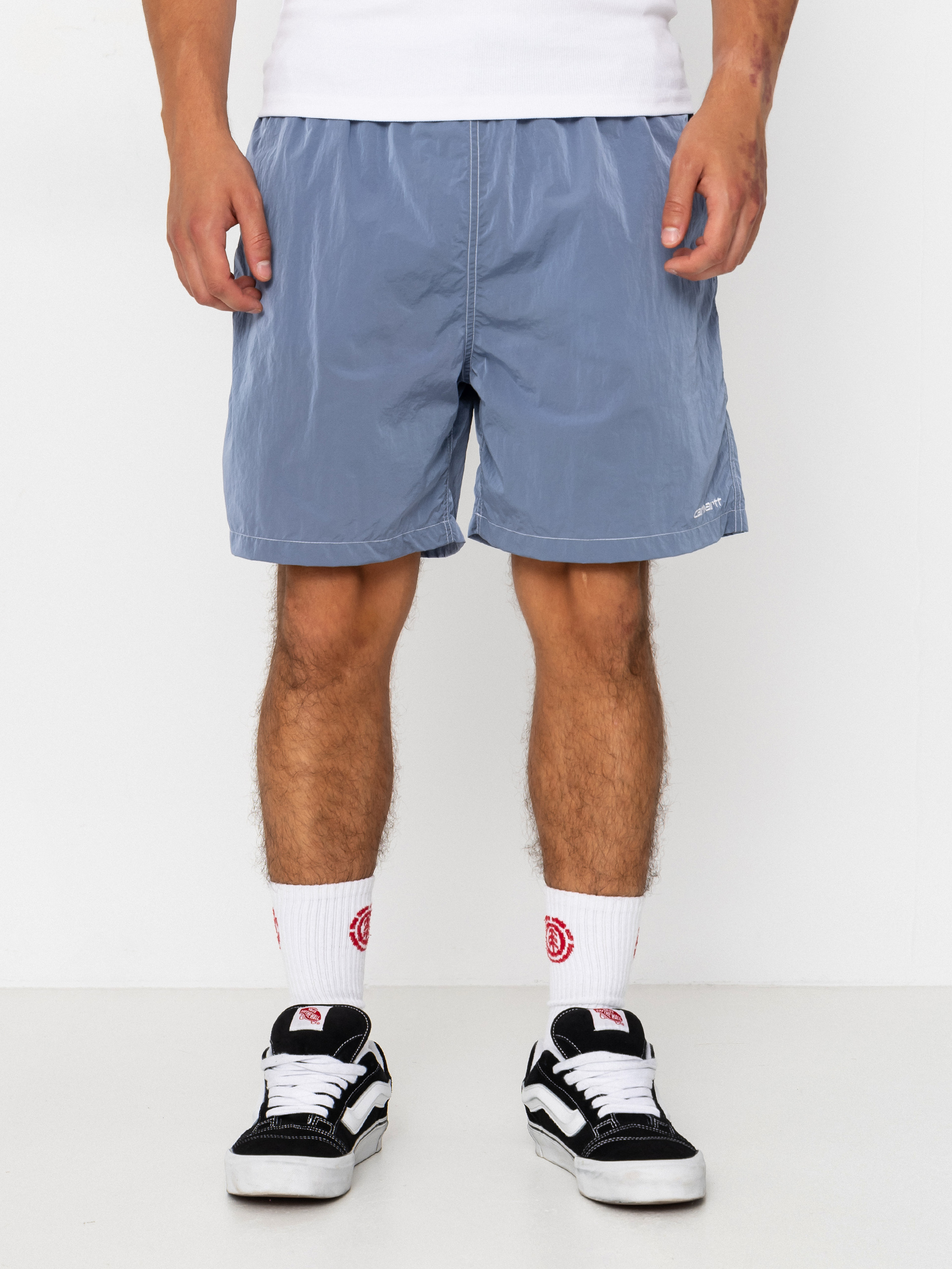 Szorty Carhartt WIP Canby Swim (gentle blue/white)