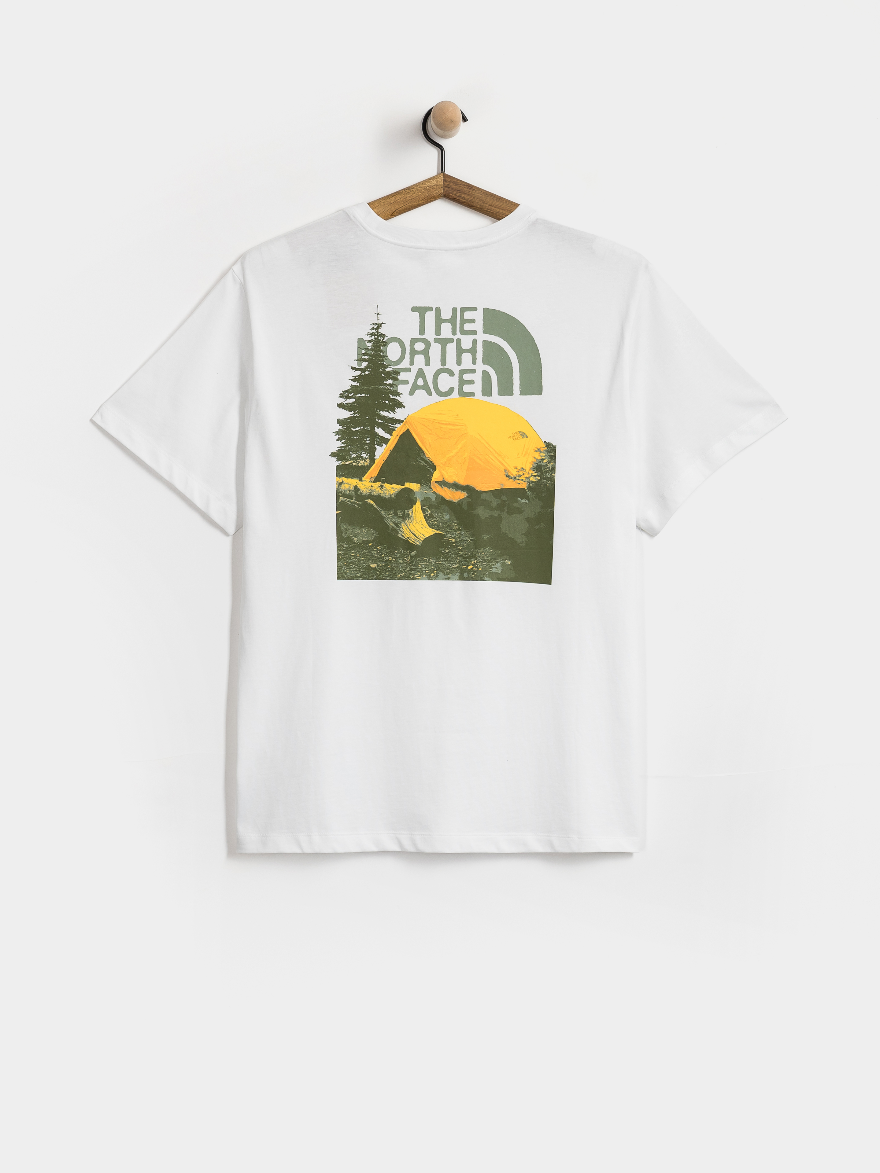 T-shirt The North Face Pitch A Tent Relaxed (tnf white)