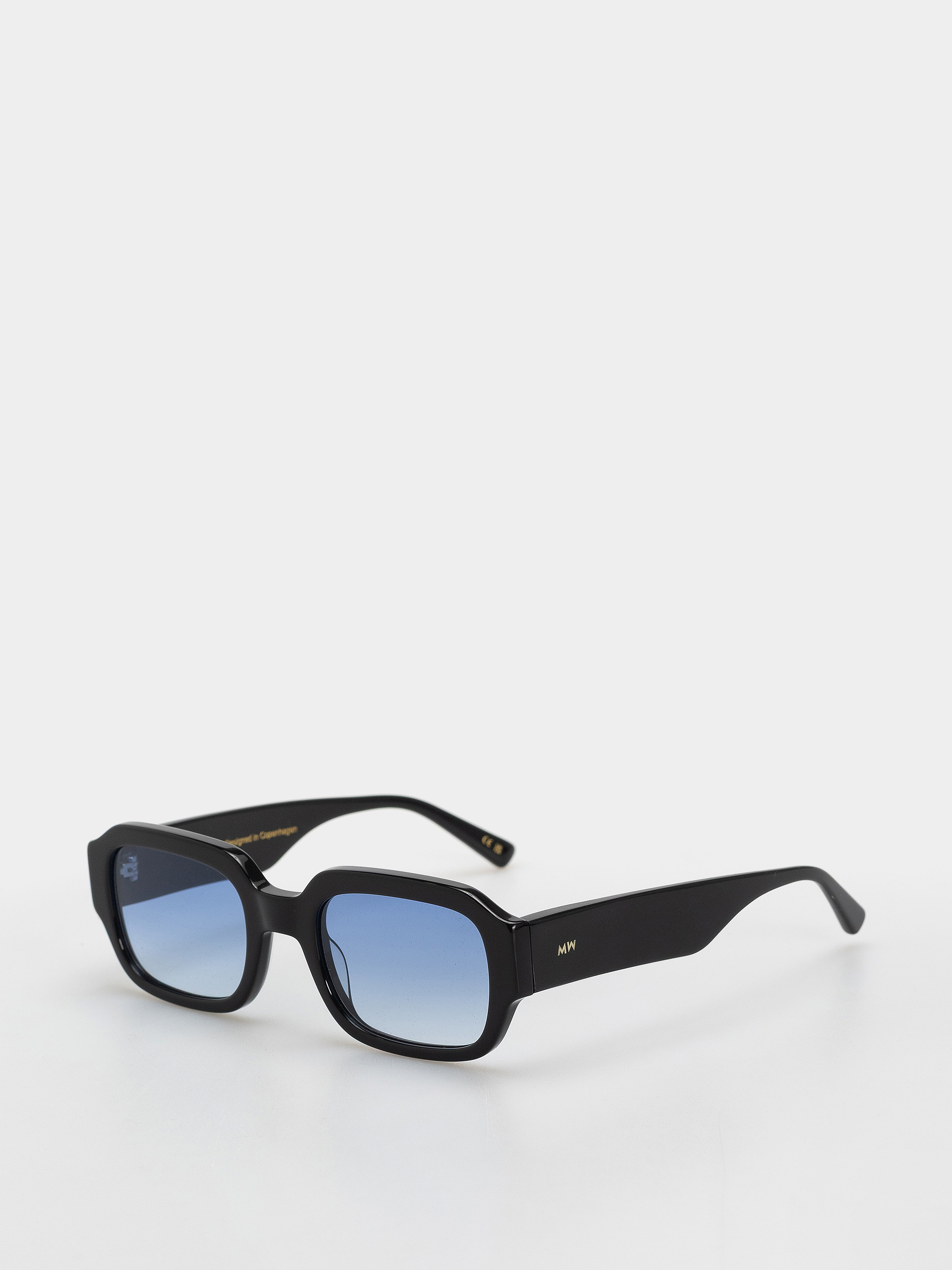 Okulary przeciwsłoneczne MessyWeekend Downey (black/gradient blue)